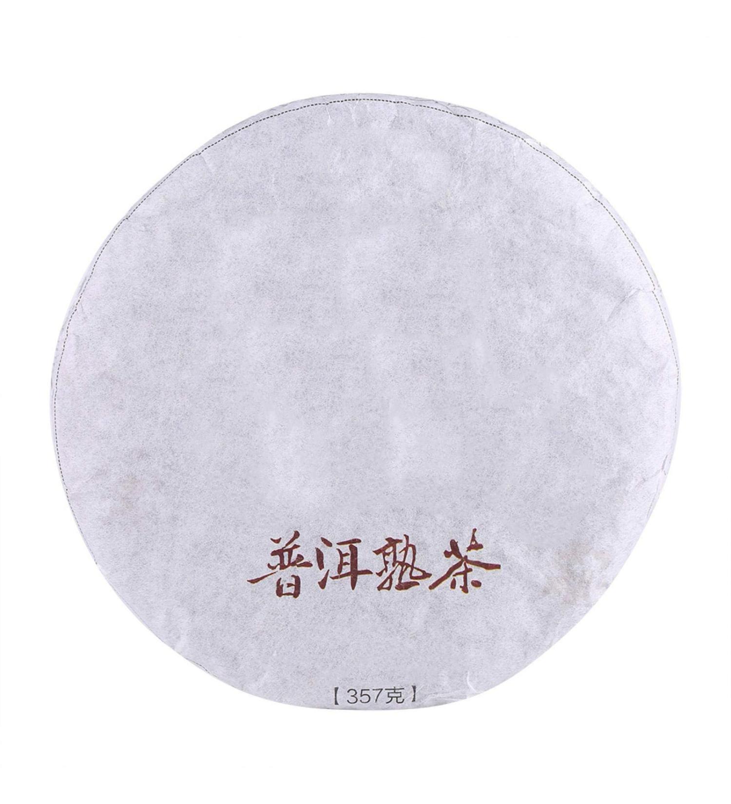 EVTSCAN Chinese Yunnan Famous Puerh Natural Premium Health Puer Boiled Tea Cake 357g - Buy Online on GoSupps.com