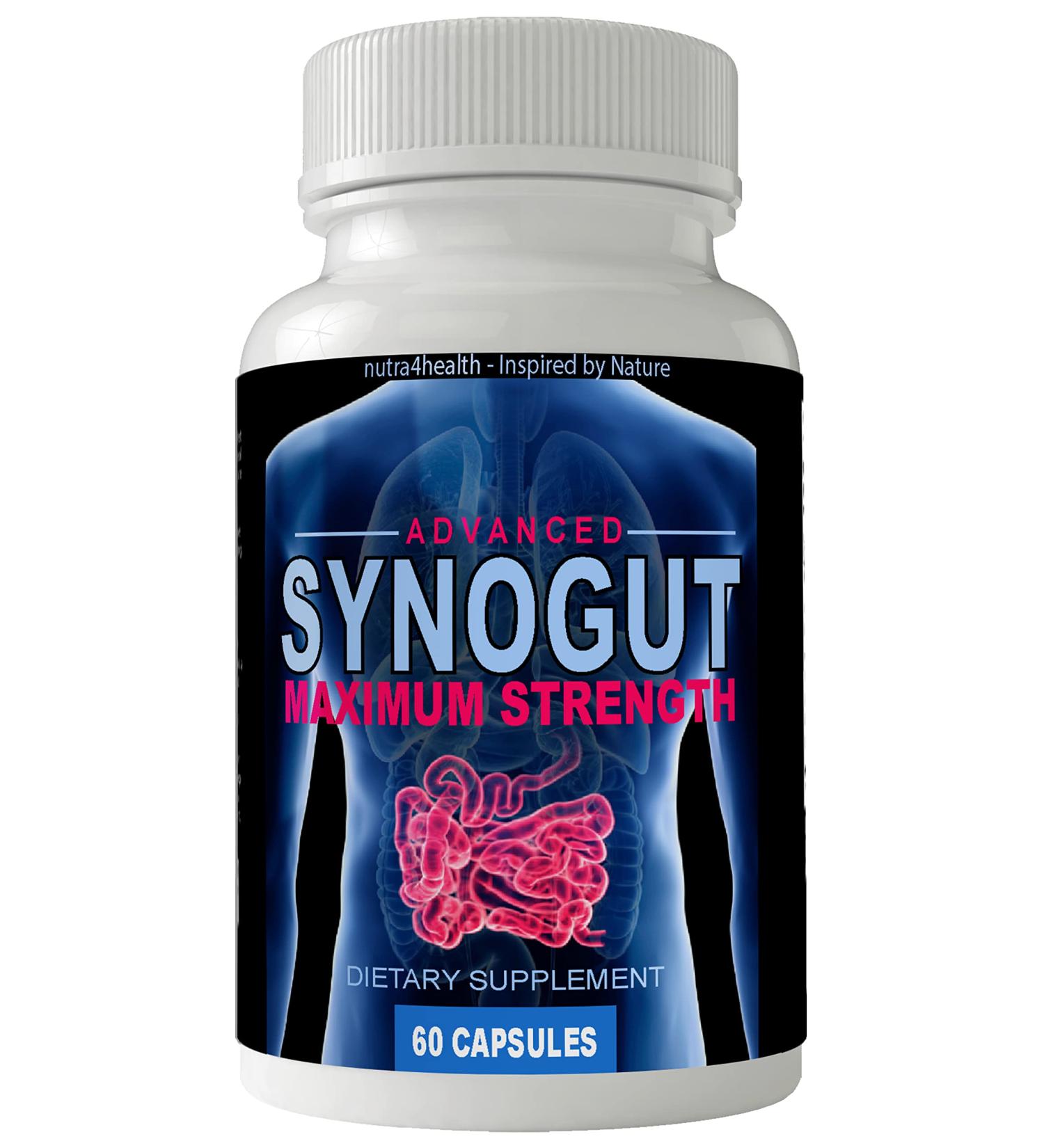 Synogut Advanced Digestive Health Supplement for Constipation - Metabolism Support Pills - Buy Online on GoSupps.com