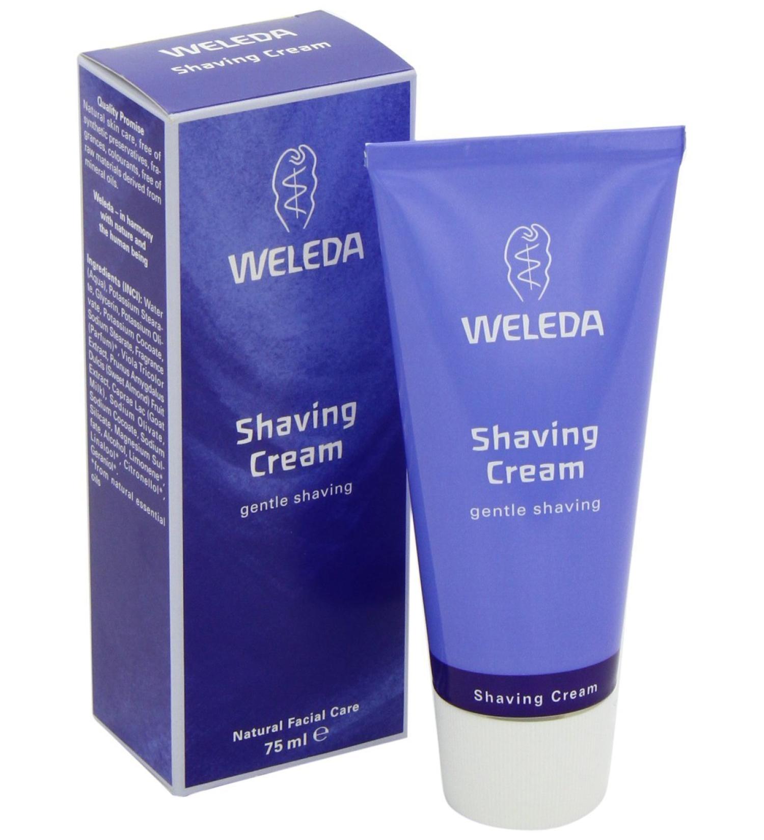 Weleda For Men Smooth Shave Cream 2.5 fl oz - Organic Men's Shaving Cream - Buy Online on GoSupps.com