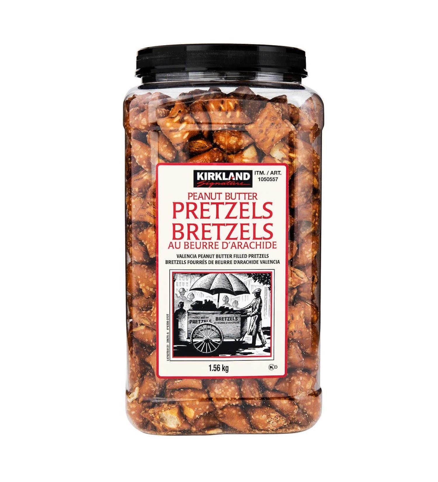 Kirkland Signature Peanut Butter Pretzels 55 oz - Delicious Snack for All Occasions - Buy Online on GoSupps.com
