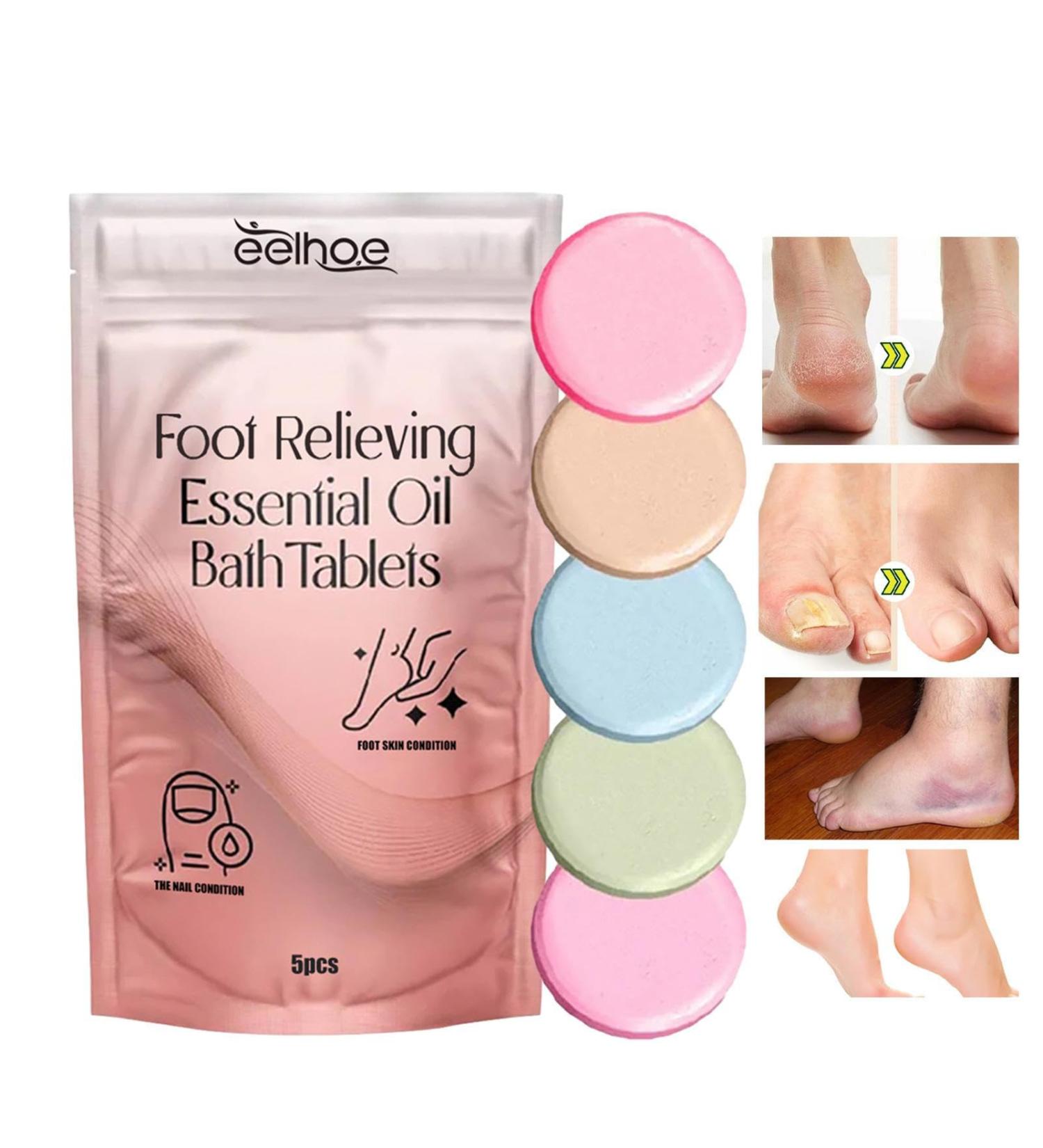 Foot Bath Essential Oil | Natural Herbal Care for Toenails Dead Skin & Relaxation | Effective Foot Care Products - Buy Online on GoSupps.com