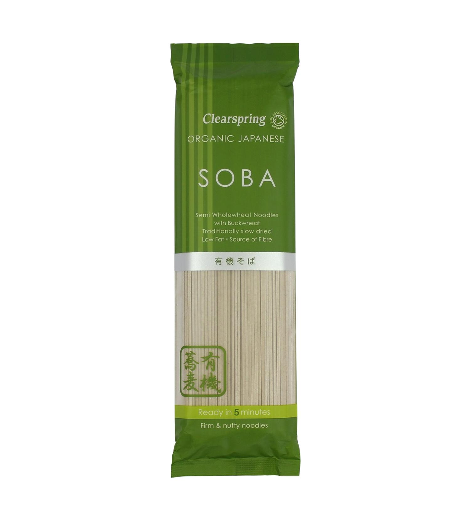 Clearspring Organic Japanese Soba Noodles - Premium Quality, Authentic Taste - Buy Online on GoSupps.com
