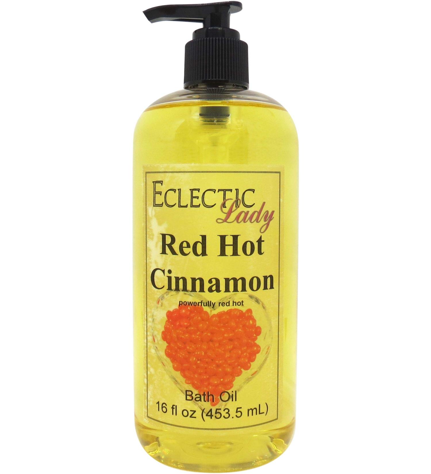 Red Hot Cinnamon Bath Oil - Scented Body Oil - Relaxing & Moisturizing Bathing Oil - Fragrance Body Oil For Dry & Rough Sensitive Skin - 16 oz 16 Fl Oz (Pack of 1) - Buy Online on GoSupps.com