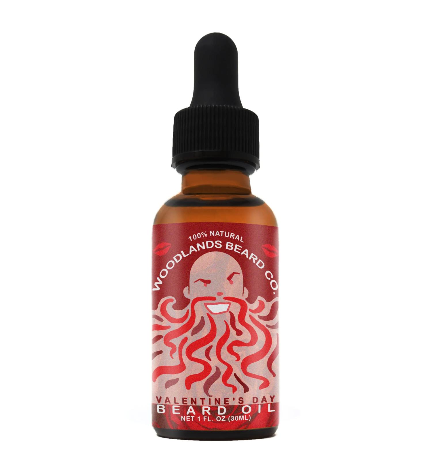 Valentine's Day Beard Oil - Rose Ylang Ylang & Sandalwood Scent | International Shipping - Buy Online on GoSupps.com
