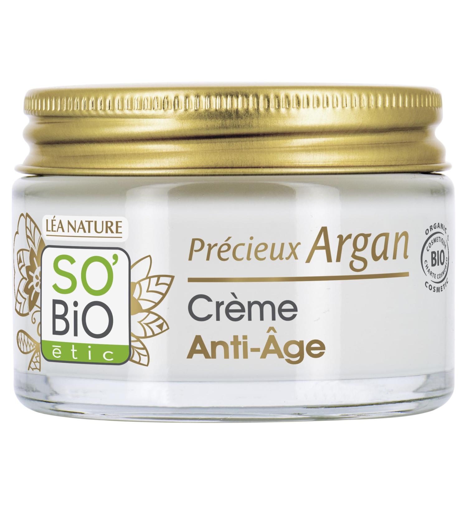 SO'BiO tic Pr cieux Argan Cosmebio Anti-Aging Day Cream 50 ml - Buy Online on GoSupps.com