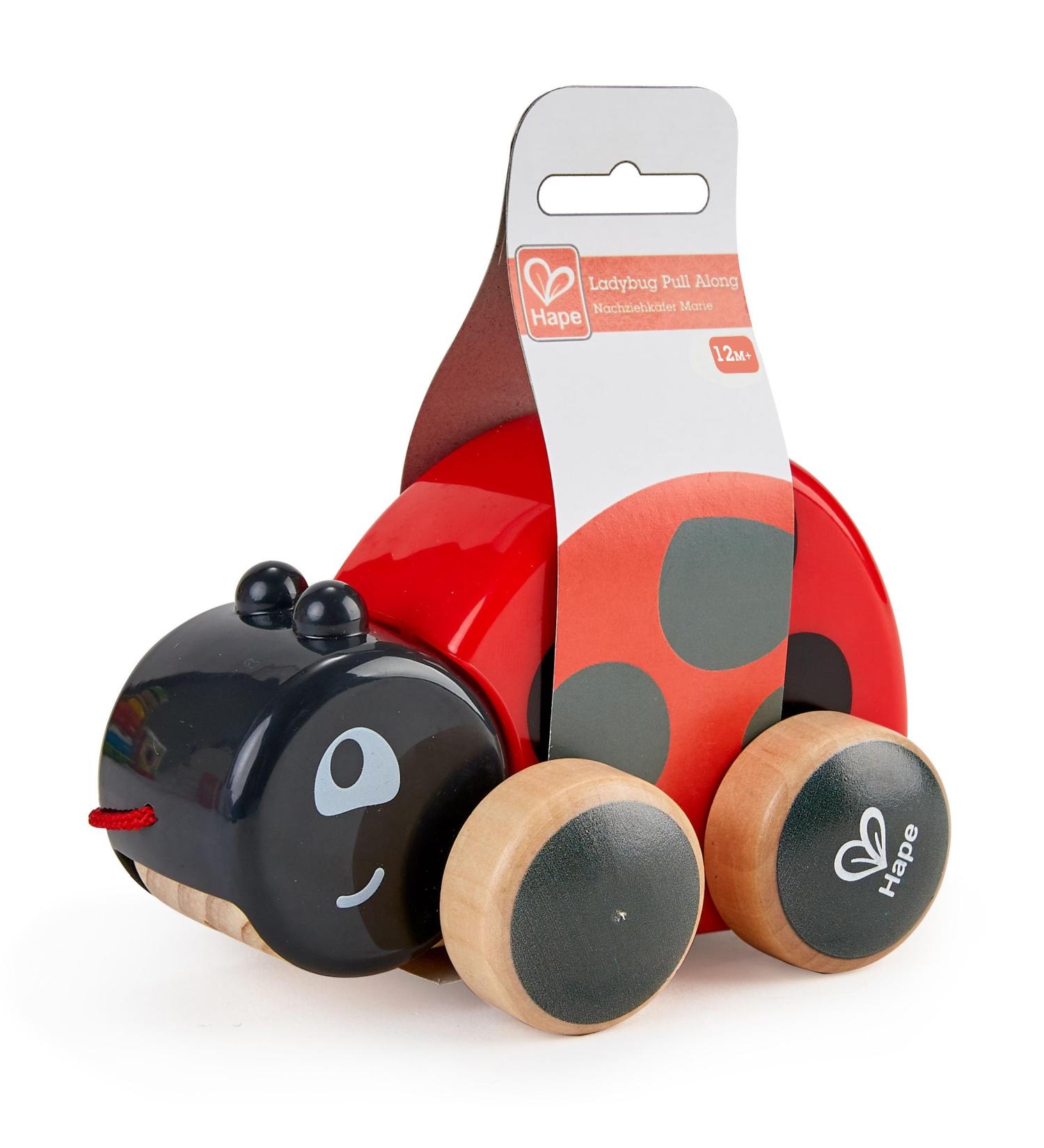 Shop Hape Pull-Along Beetle Marie - Wooden Toy for Kids 12+ Months | International Shipping Available - Buy Online on GoSupps.com