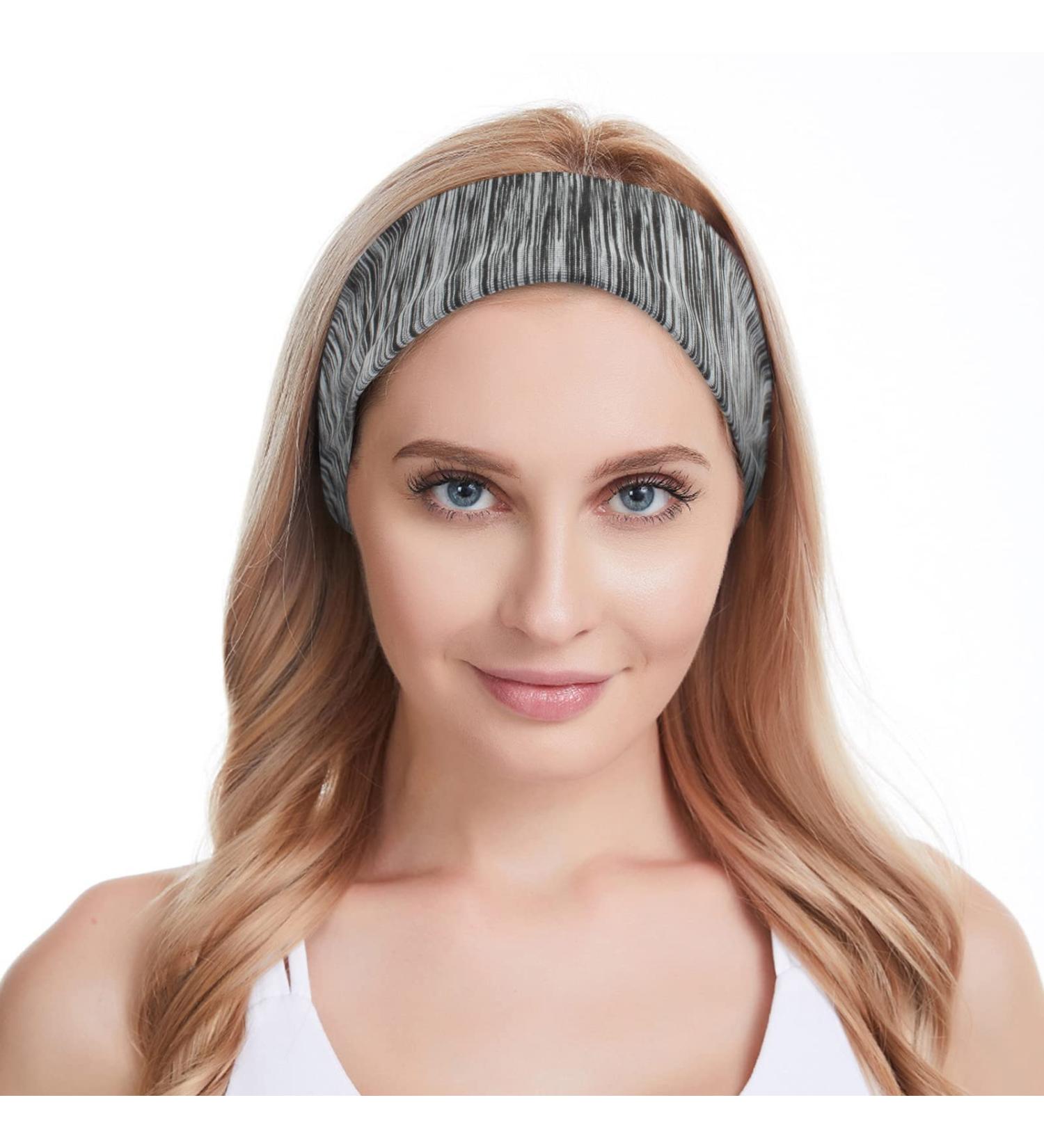 YEEPSYS Women's Workout Sweatband - Non Slip Moisture Wicking Headband for Running (Grey) - Buy Online on GoSupps.com