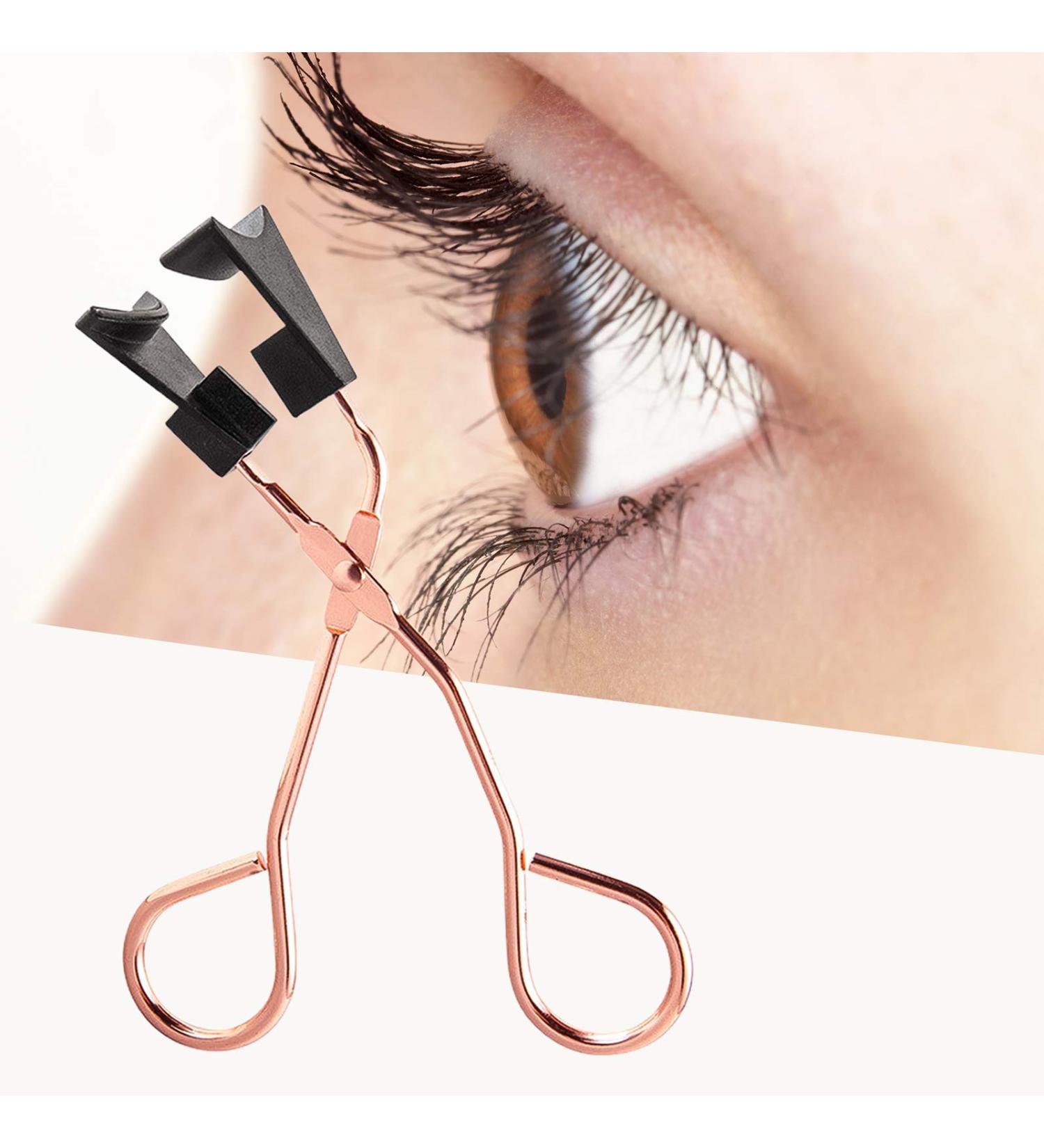 Shop Rose Gold Magnetic Eyelash Curler & Applicator Tool - Perfect for Stunning False Lashes | International Shipping Available - Buy Online on GoSupps.com