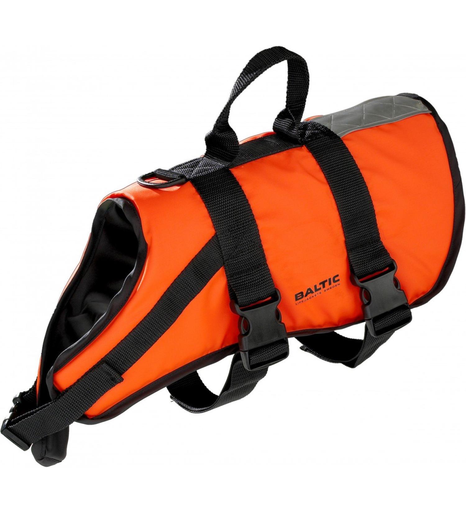 Baltic Standard Fastening Pet Buoyancy Aid with Strap X-Large 40+ Kg Orange