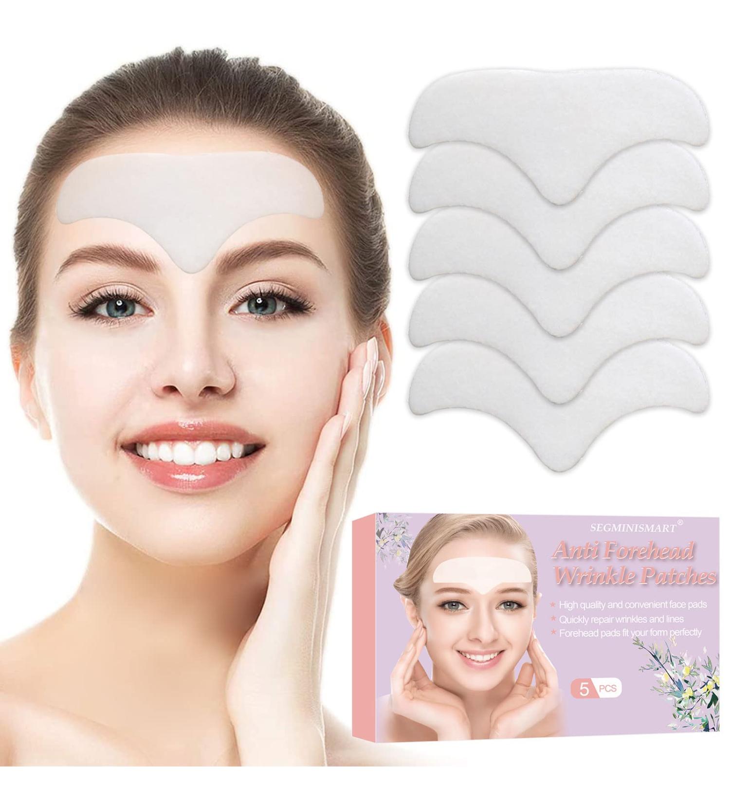Forehead Wrinkle Patches - Anti-Wrinkle Facial Pads for Men and Women - 5 Count - Buy Online on GoSupps.com