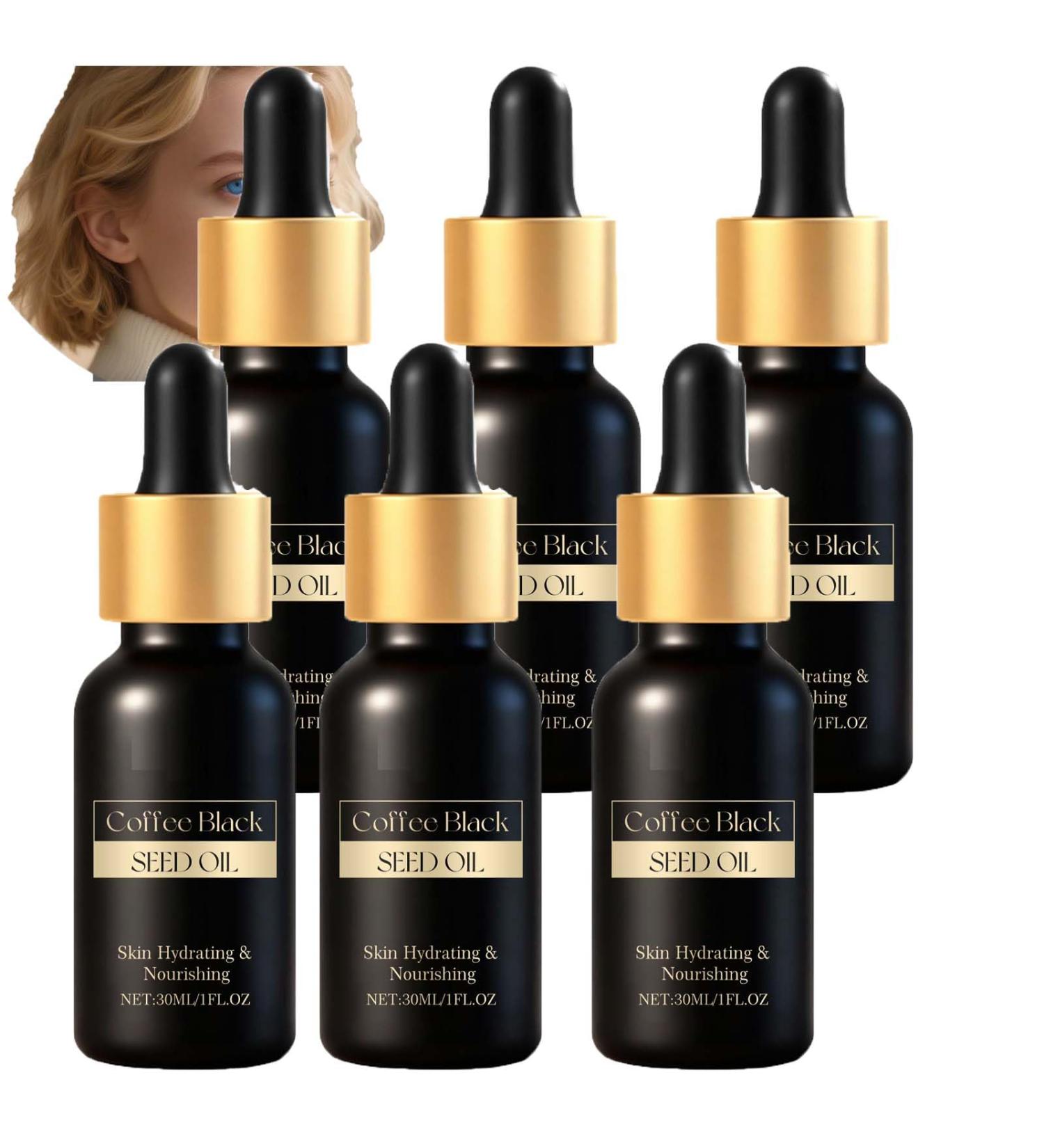 XINRAN Coffee Black Seeds Oil for Face Moisturizing Nourishing Facial Oil Daily Skin Care Facial Oils for Hydration Deep Nourishing Moisturizing Facial Oils 6 Pack 6 Pack - Buy Online on GoSupps.com