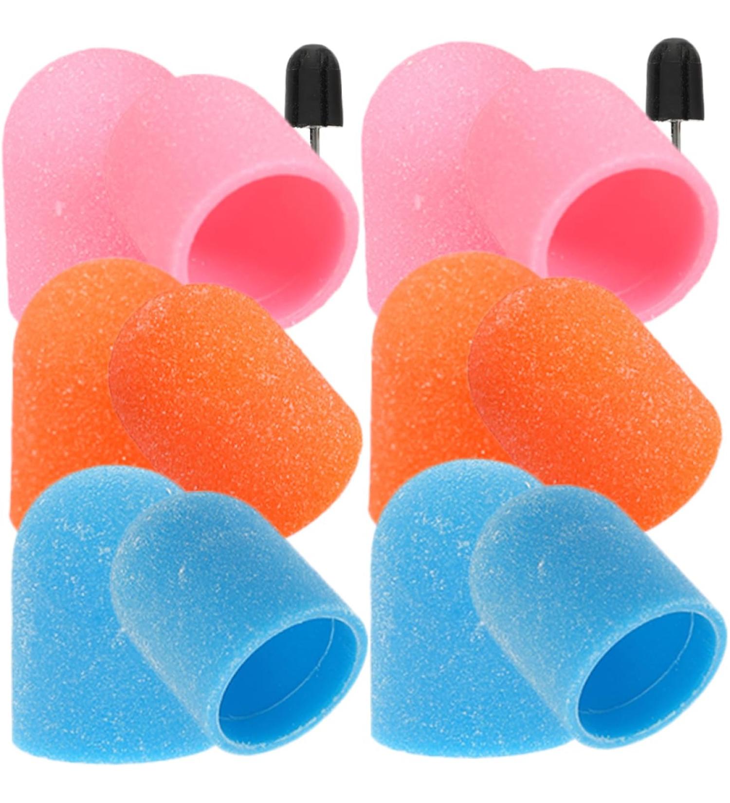 Healeved 3 Sets Nail Color Sand Cap Nail Rings Pedicure Tool Professional Manicure Kit Electric Nail Drill Specialty Tools Nail Dust Collector Pendulum Suite Inner Ring Plastic Portable - Buy Online on GoSupps.com