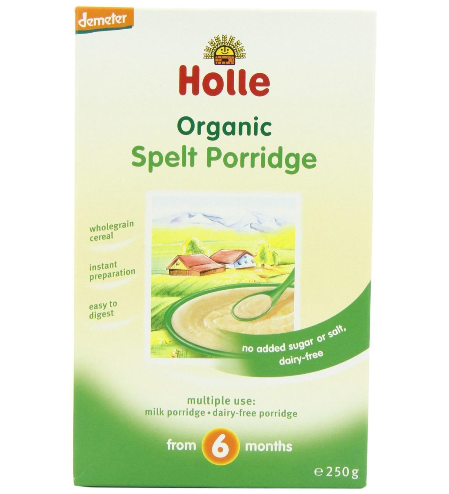 Holle Organic 4 Months+ Spelt Porridge 250g - Nutritious Baby Food - Buy Online on GoSupps.com