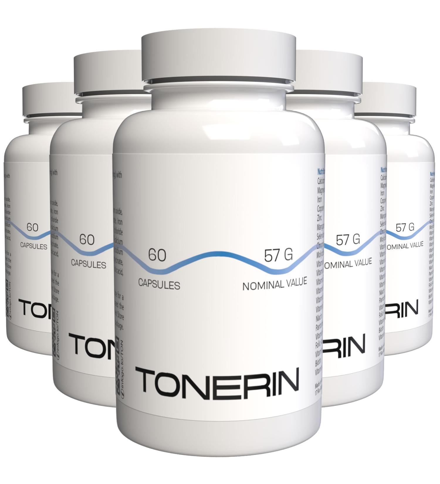 Tonerin 300 Capsules - Pack of 5 - Buy Online on GoSupps.com