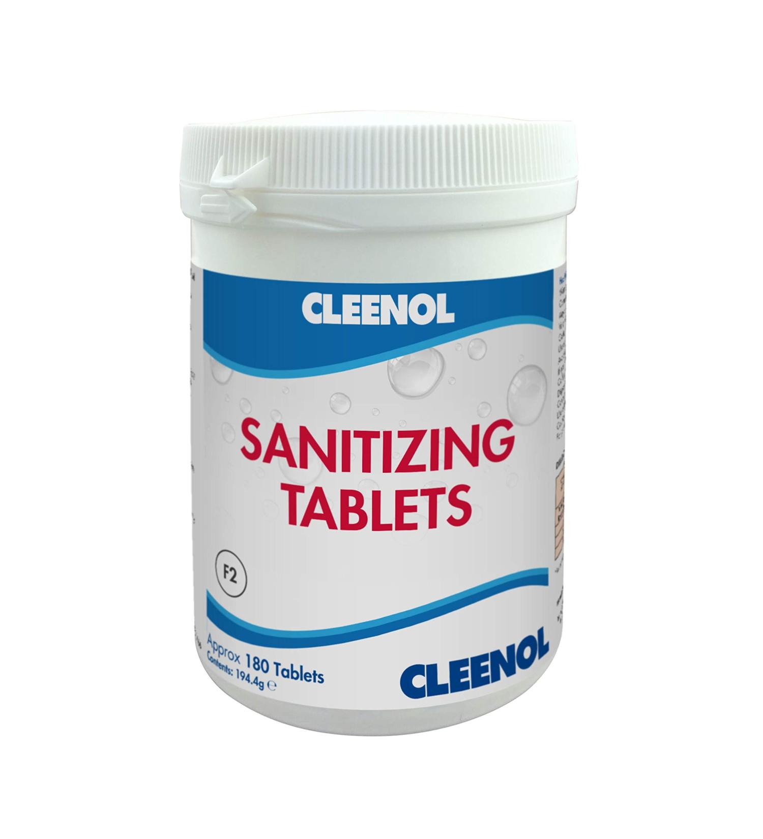 Cleenol Sanitizing Tablets - 6x180