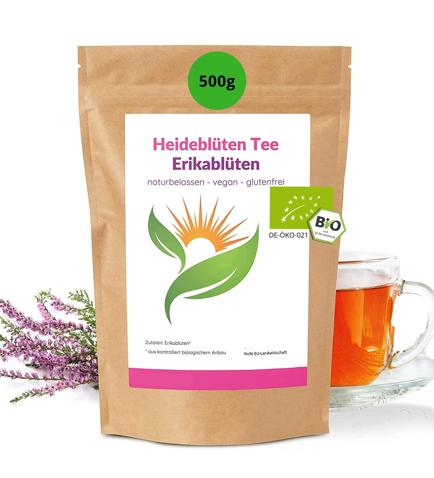 Buy Jumps Bio Heidebl tte Tea 500g | Vegan Natural Additive-Free | Premium Quality Heather Herb Tea - Buy Online on GoSupps.com