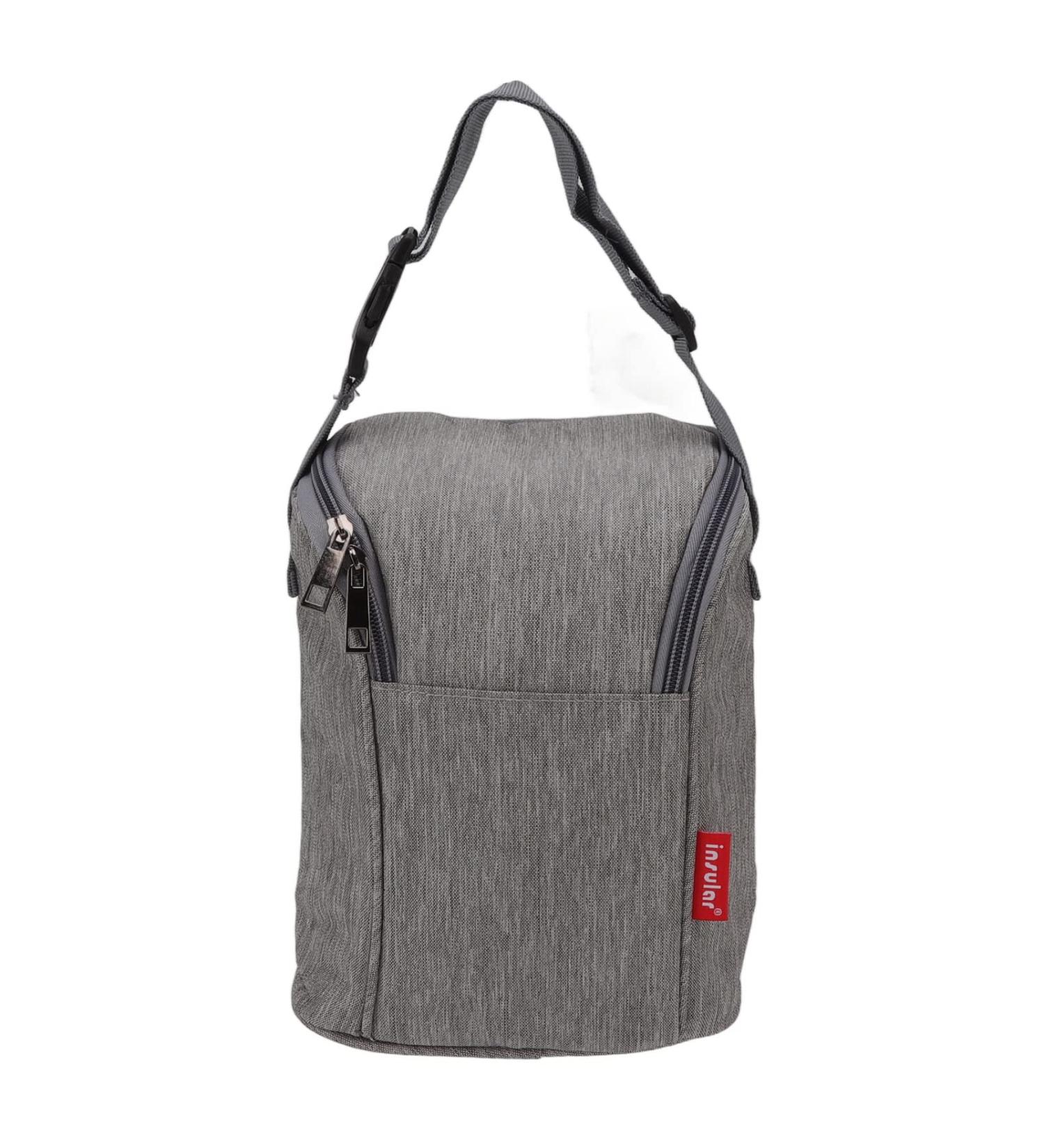 Baby Bottle Thermal Bag - Waterproof Insulation Tote for Breast Milk Storage - Gray - Buy Online on GoSupps.com