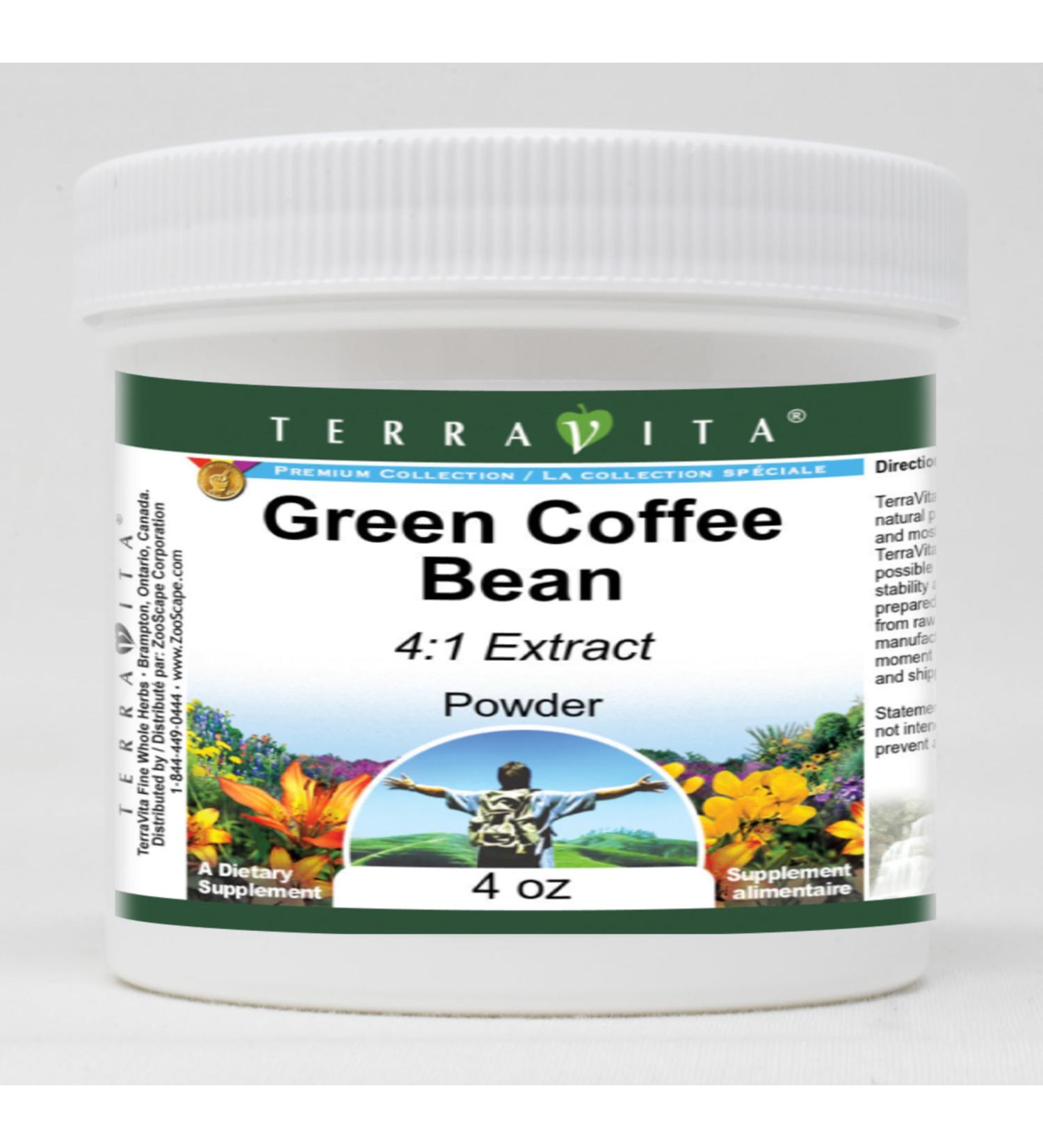 Green Coffee Bean 4:1 Extract Powder (4 oz ZIN: 521709) - Buy Online on GoSupps.com