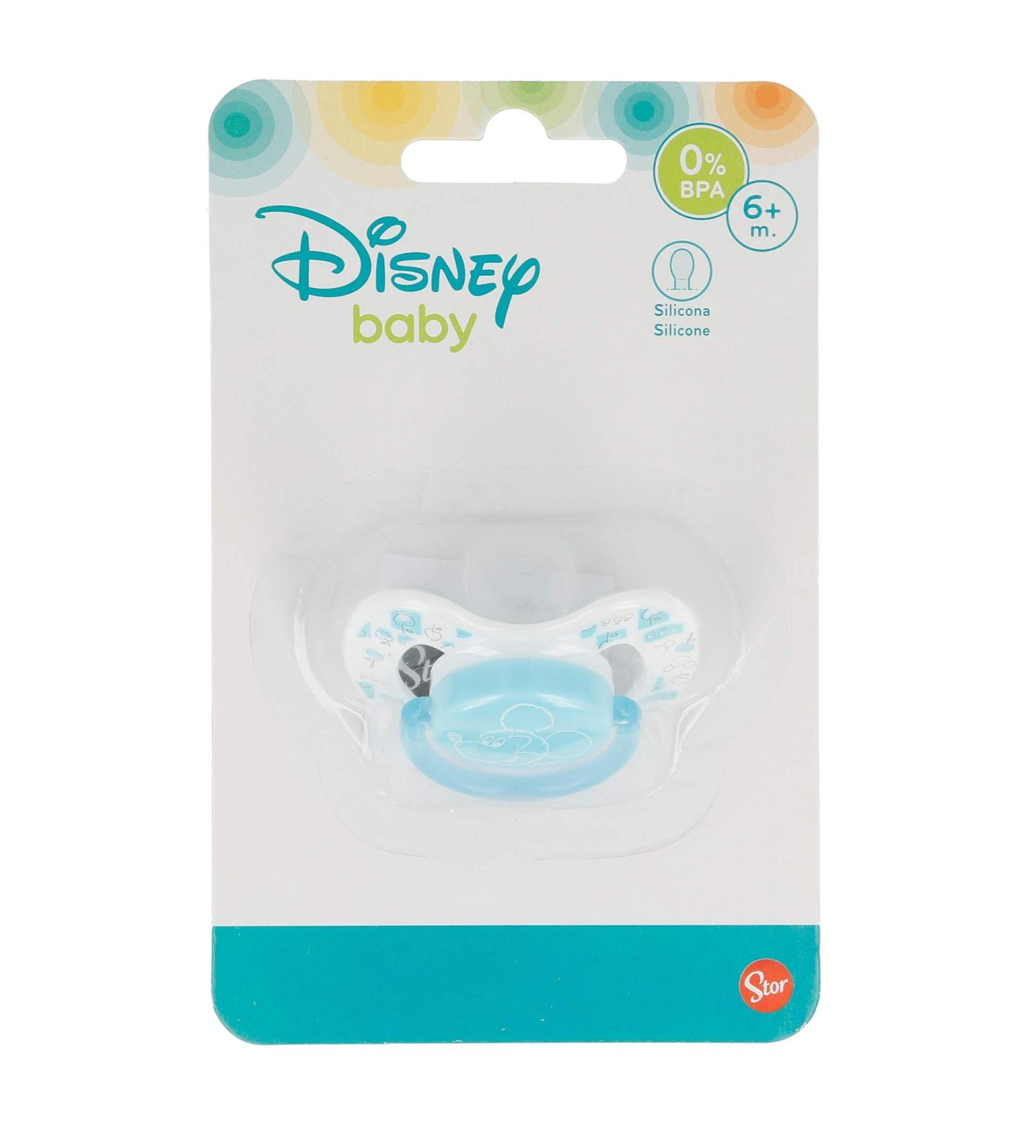 STOR Baby Symetrical Pacifier Silicone + 6M In Blister Mickey Pacifier Unisex