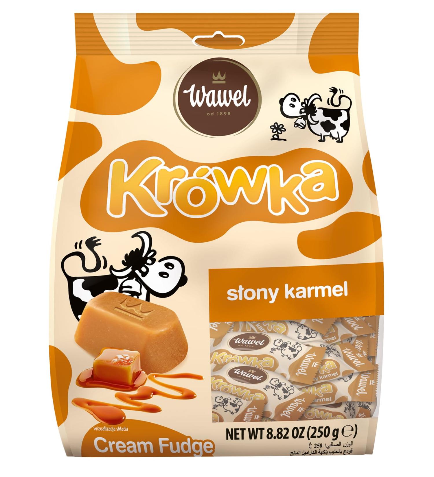 Wawel bonbons de vache au caramel sal /Kr wka Slony Caramel 250 g - Buy Online on GoSupps.com