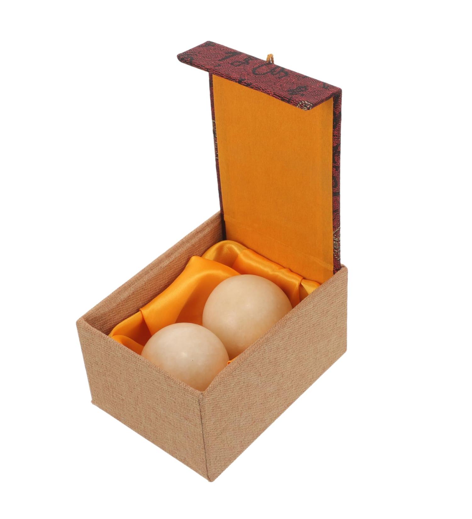 SEWOART Jade Massage Balls Set - Hand Fitness & Gymnastics Balls for Health Care - Buy Online on GoSupps.com