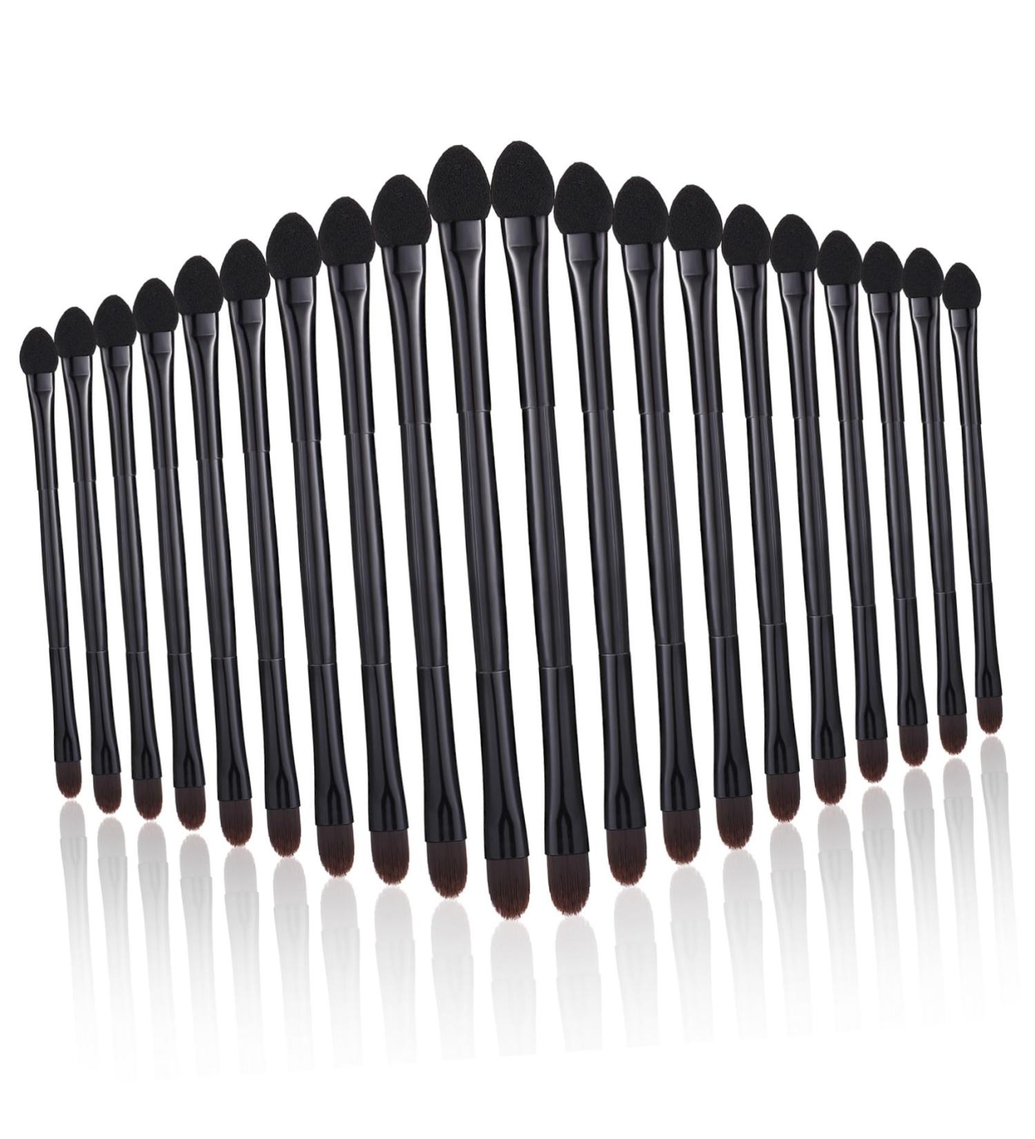 BIUDECO 20pcs Double Eye Shadow Makeup Women Makeup Brush Ladies Suits Kit Makeup Tools Plastic Make up Miss - Buy Online on GoSupps.com