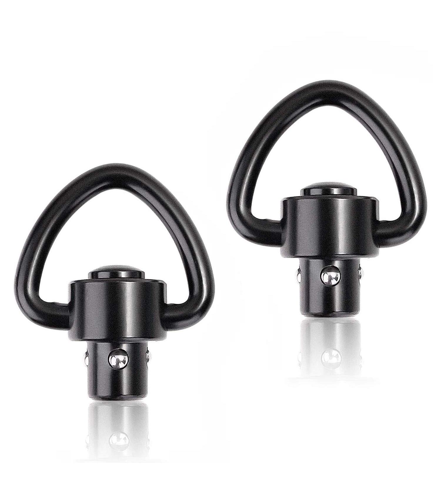EAmber QD Sling Swivel Mount 2 Point Sling Quick Detach/Release - Pack of 2 - Buy Online on GoSupps.com