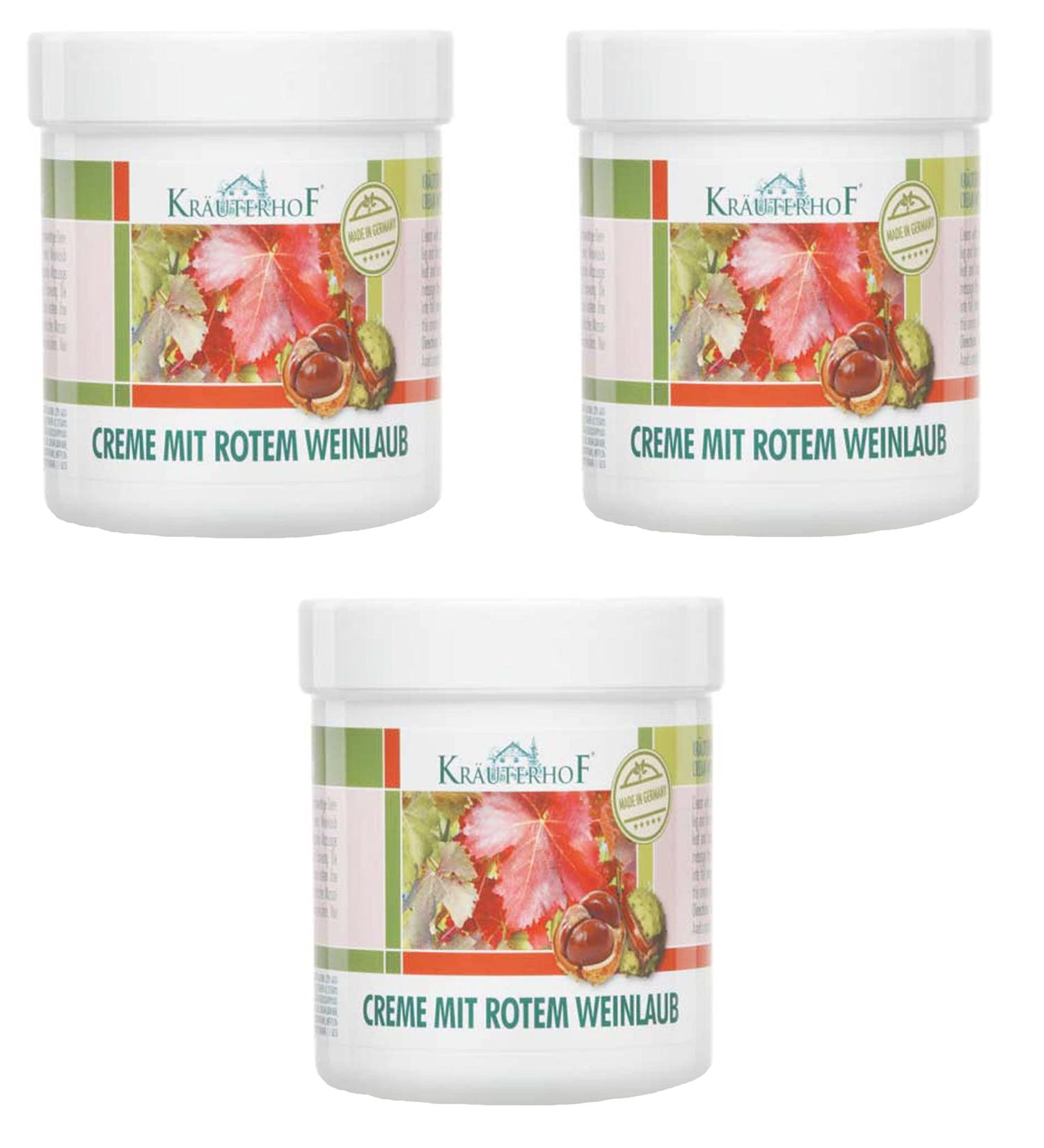 Betz Kr uterhof Balm | Alter Heidesch fer Ointments 3 boxes of 250 ml (3 x 250 ml) Cream with vine leaves