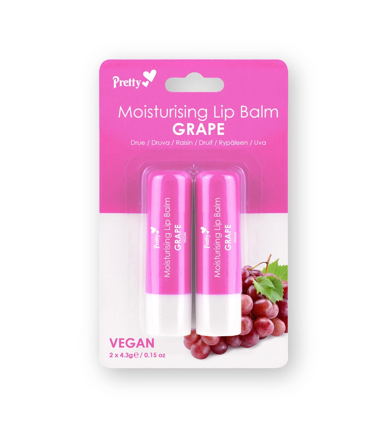 Pretty Moisturising Lip Balm - Grape