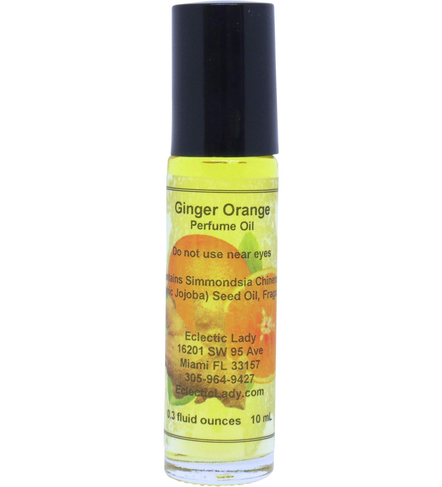 Eclectic Lady Ginger Orange Perfume Oil 0.3 Oz Portable Roll-On Fragrance with Long-Lasting Scent Delightful Essential Oils and Jojoba Oil For Daily Use 0.3 Fl Oz (Pack of 1) - Buy Online on GoSupps.com