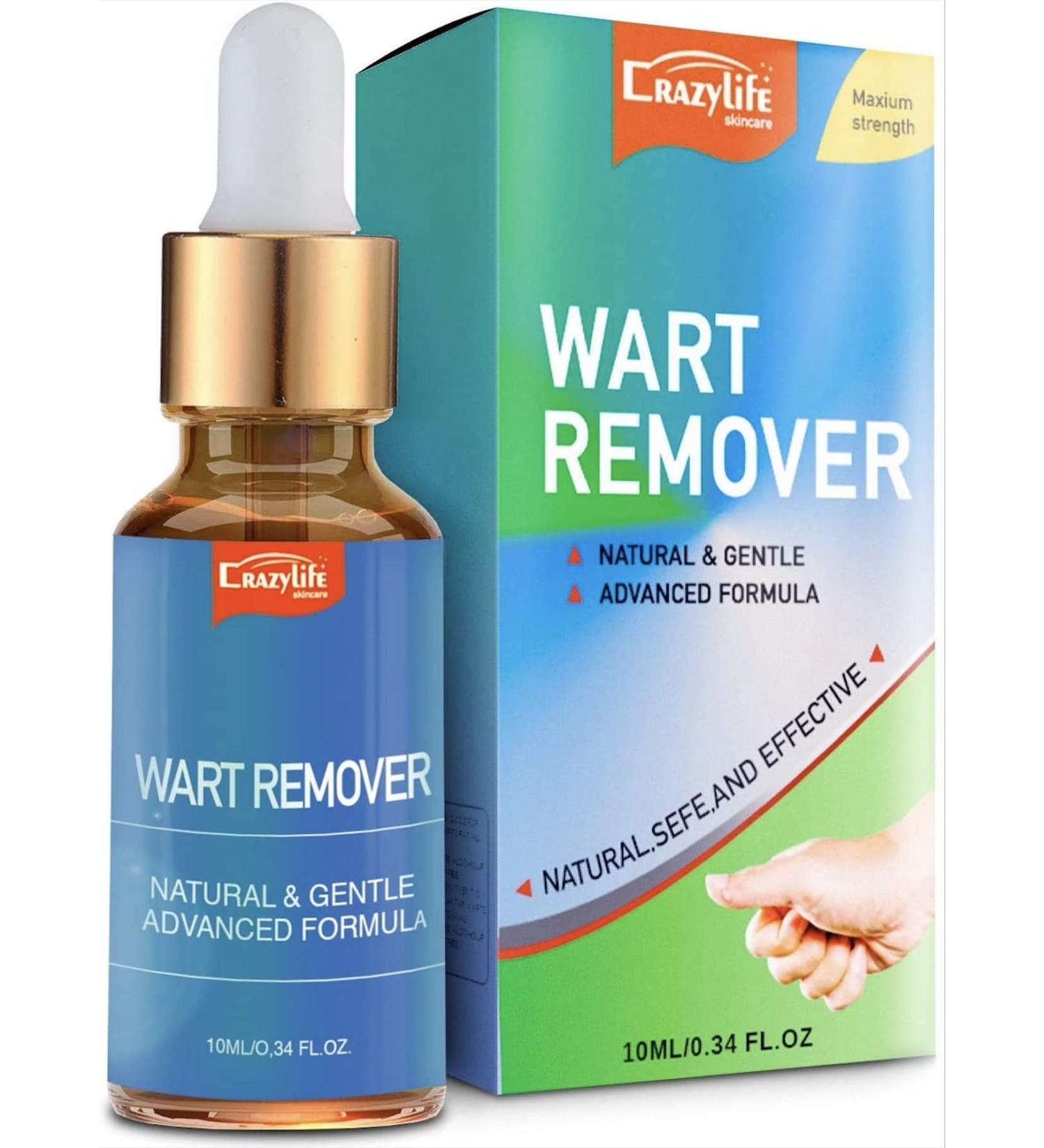 ACCBTECH Liquid Wart Remover - Fast-Acting Advanced Treatment for Common and Genital Warts (10ml) - Buy Online on GoSupps.com
