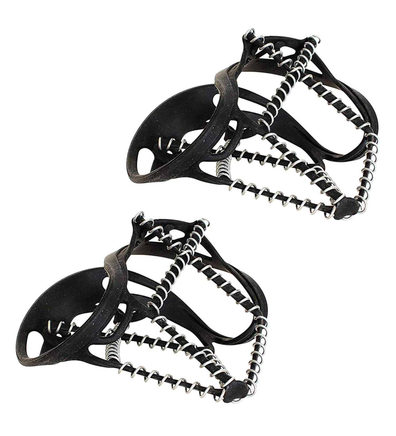 Stainless Steel Mountaineering Crampons - Ice Cleats for Men, Women, Kids - Anti-Slip Traction Snow Grips for Hiking, Climbing, Fishing - Safe Outdoor Gear - Buy Online on GoSupps.com