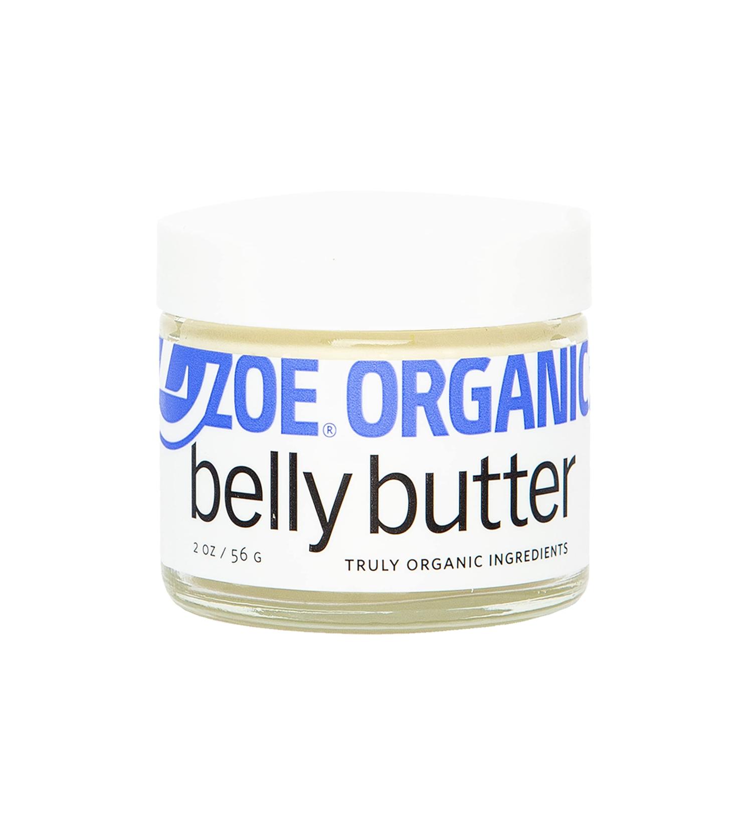 Zoe Organics Belly Butter | Organic Stretch Mark Treatment for Pregnancy | Enhance Skin Elasticity (2 oz - Buy Online on GoSupps.com
