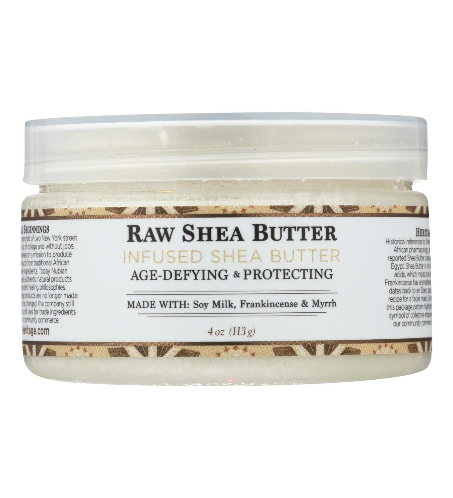 Nubian Heritage Raw Shea Butter Infused with Shea Butter 4 oz (113 g)