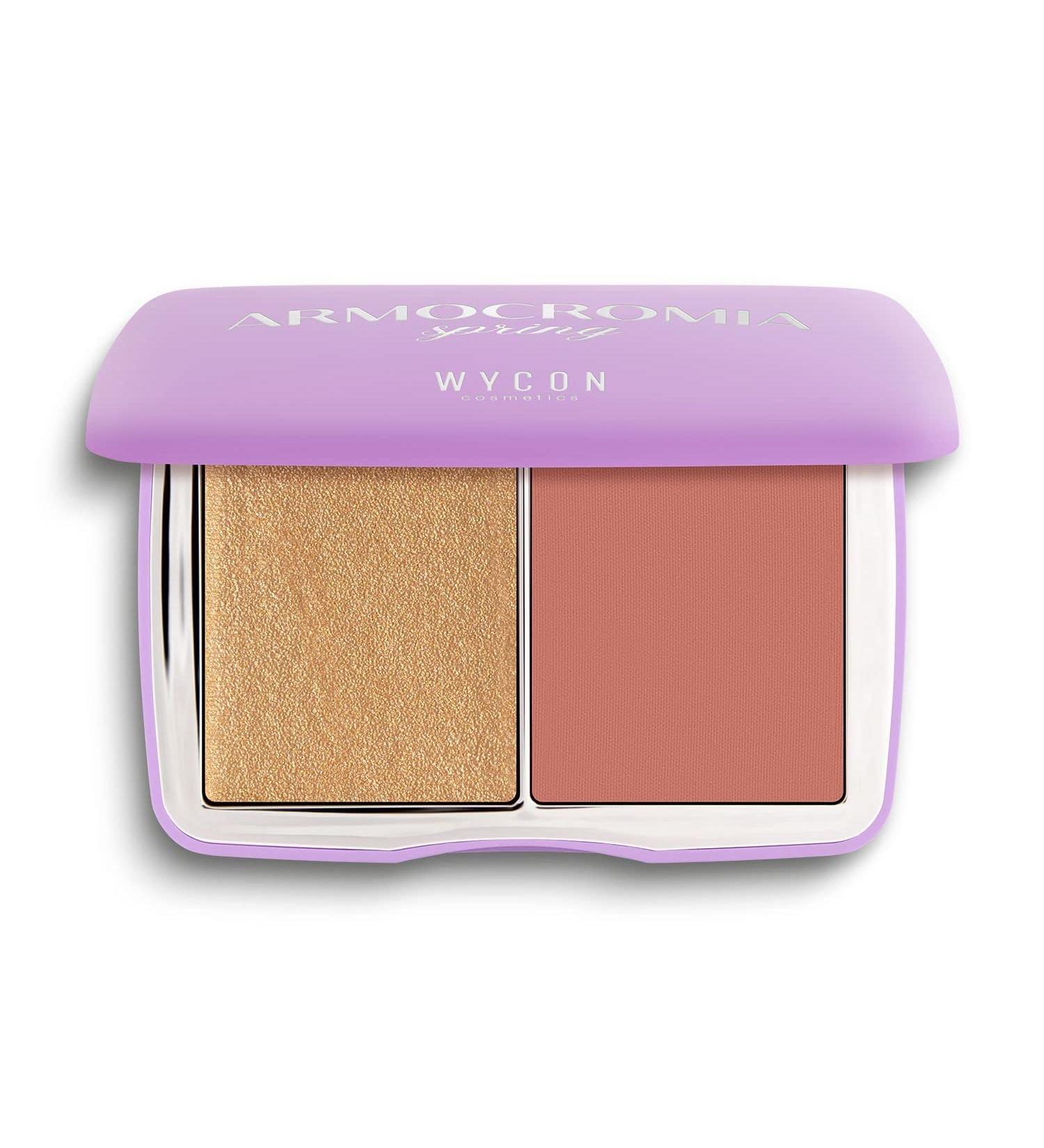 WYCON cosmetics ARMOCROMIA FACE PALETTE - Blush and Highlighter Face Palette Face Powder Duo for a Sophisticated Look - Spring - Buy Online on GoSupps.com