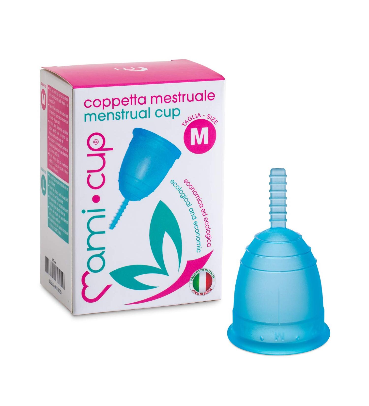 Menstrual Cup MamiCup Soft - Flexible Reusable Medical Silicone (Turquoise M) for Comfortable Period Care | Eco-Friendly & Sustainable - Buy Online on GoSupps.com