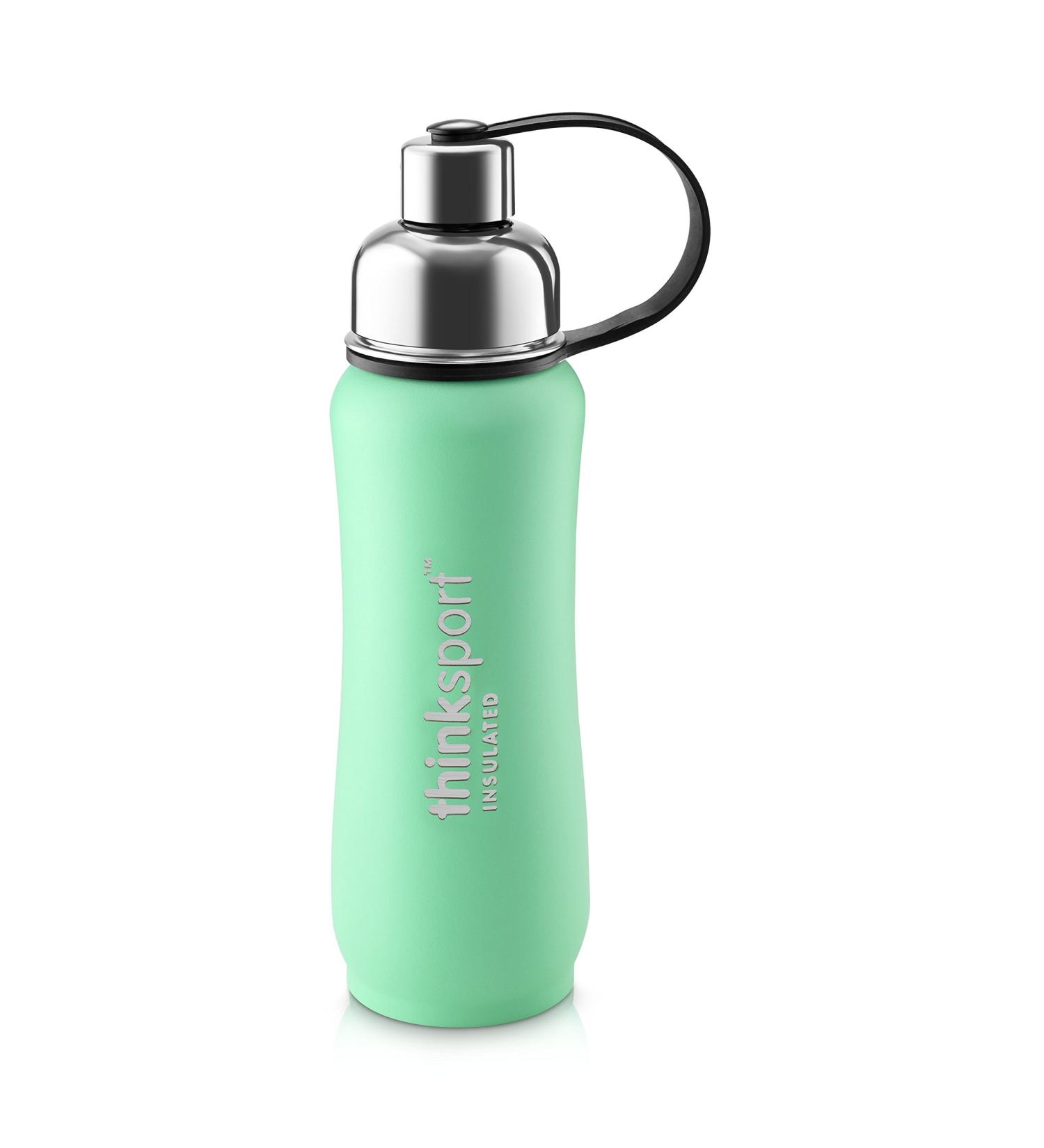 Thinksport Insulated Sports Bottle - 17 oz Mint Green | BPA-Free & Eco-Friendly - Buy Online on GoSupps.com