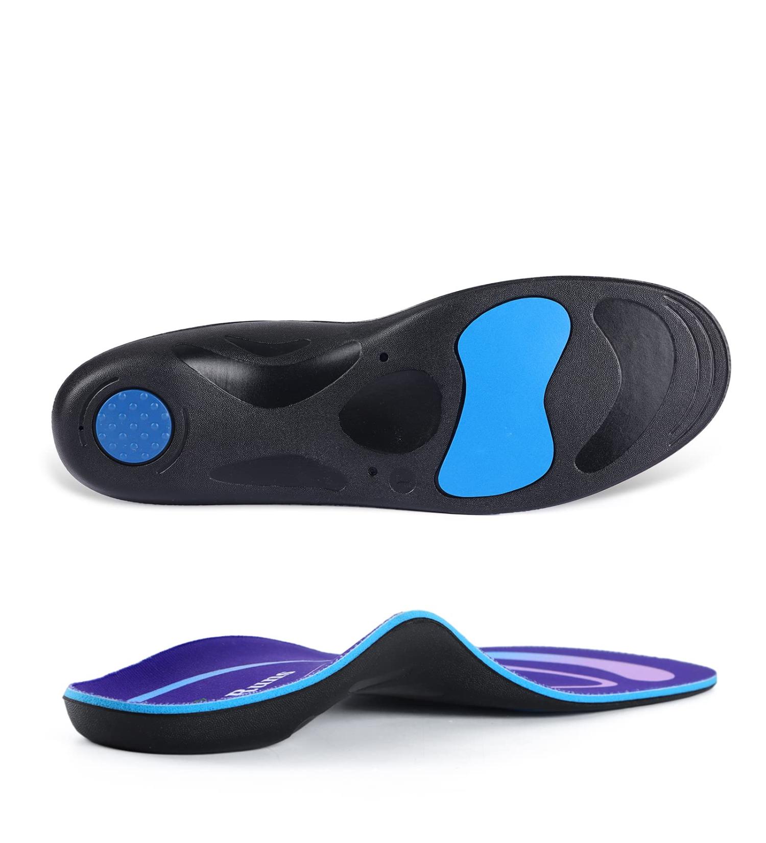 Plantar Fasciitis Arch Support Insoles for Women | Athletic Orthopedic Shoe Inserts | Gel Metatarsalgia Relief for Flat Feet & Overpronation | EU Size 41-43 28cm - Buy Online on GoSupps.com