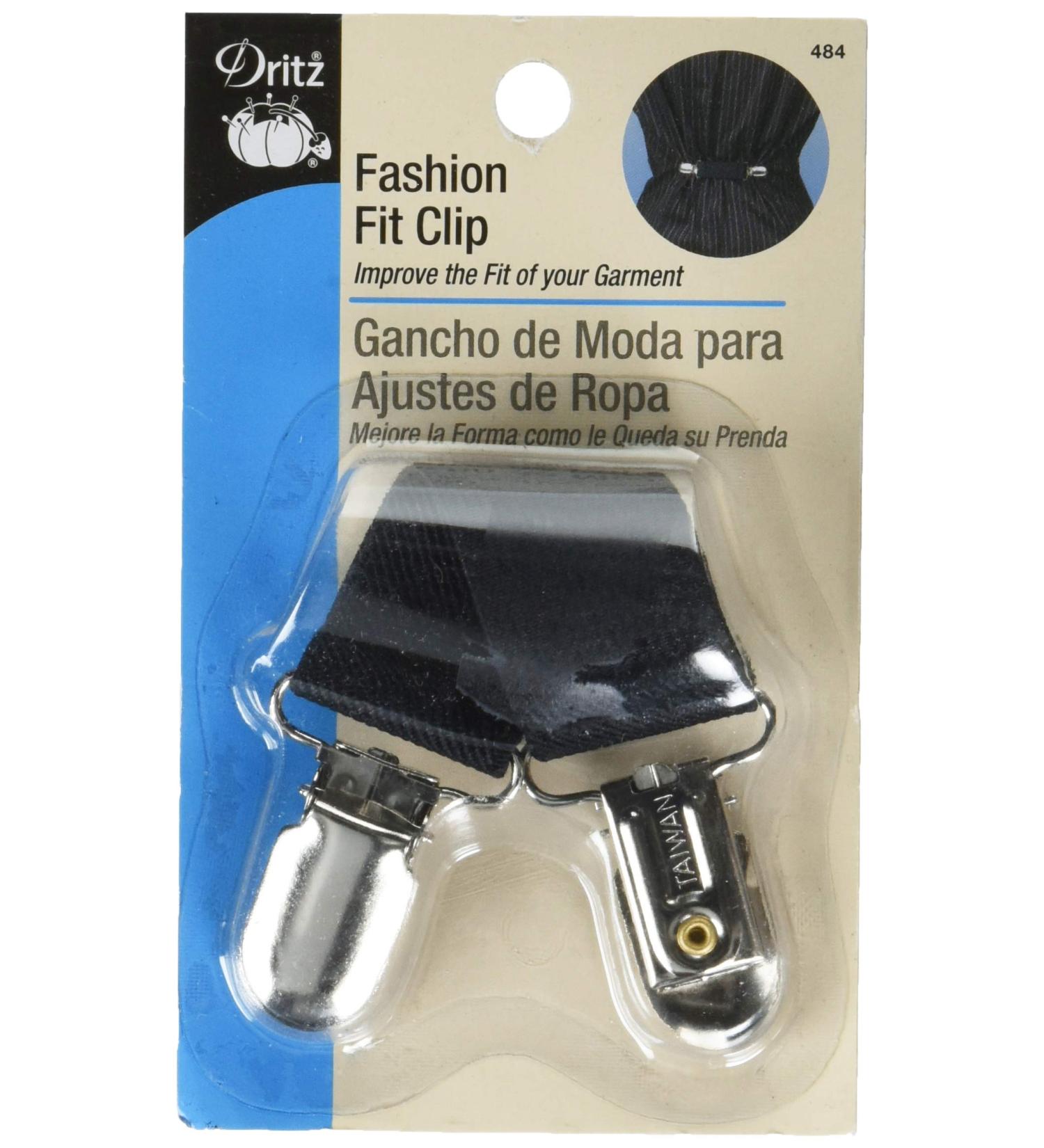 Dritz Fit Clip Fashion Black - Stylish and Secure Clothing Adjustment Tool - Buy Online on GoSupps.com