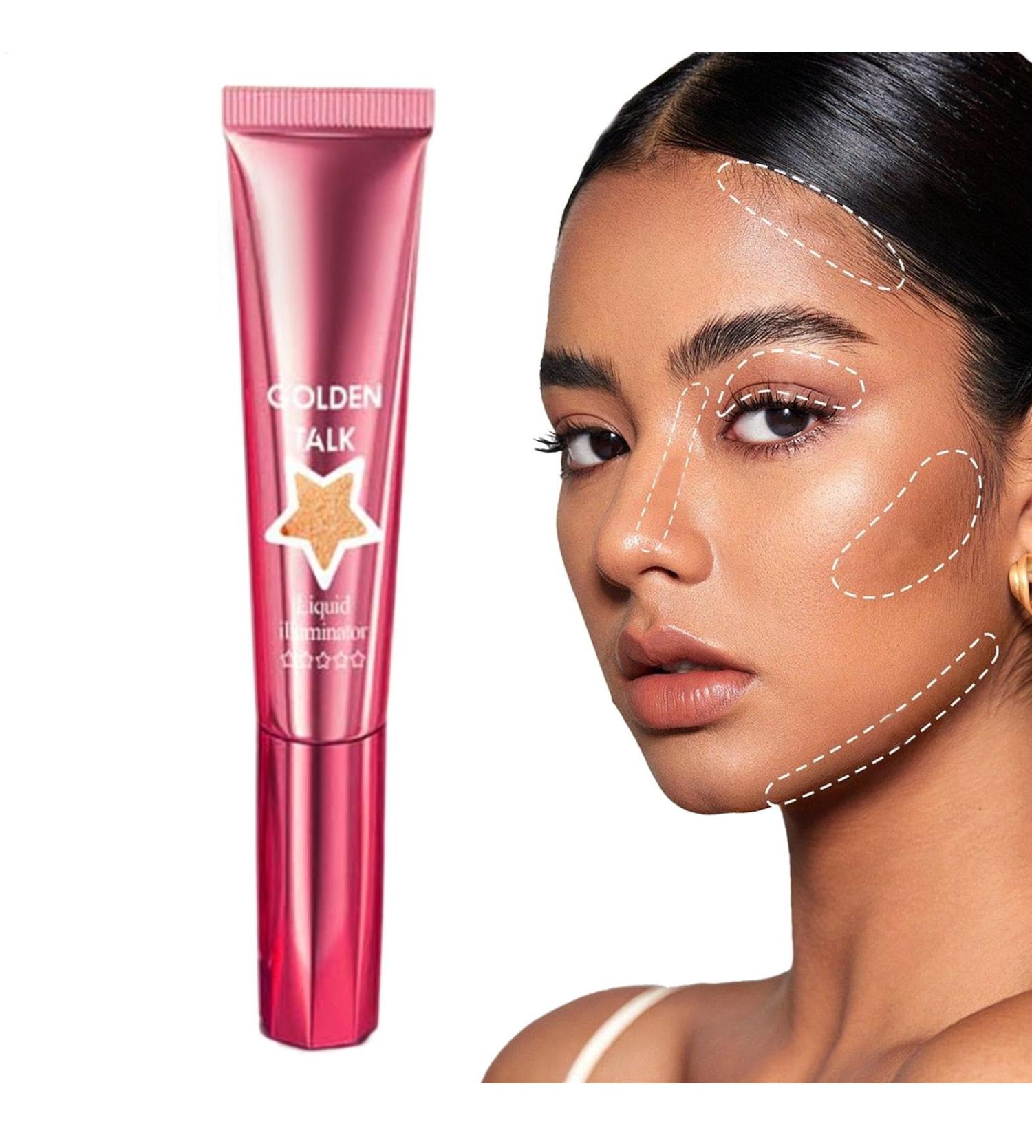  Ruwshuuk Liquid highlighter liquid illuminator - 18ml lightweight liquid highlighter - Long-lasting liquid highlighter for bright illumination - Buy Online on GoSupps.com