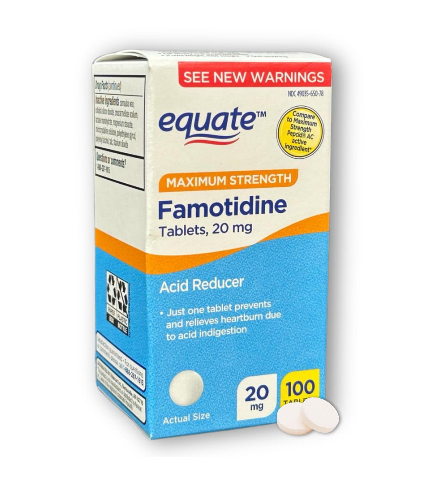 FUSION SHOP STORE Smart choices meaningful life! Famotidine 20mg Maximum Strength- Tablets 100ct (Pack of 1) - Buy Online on GoSupps.com