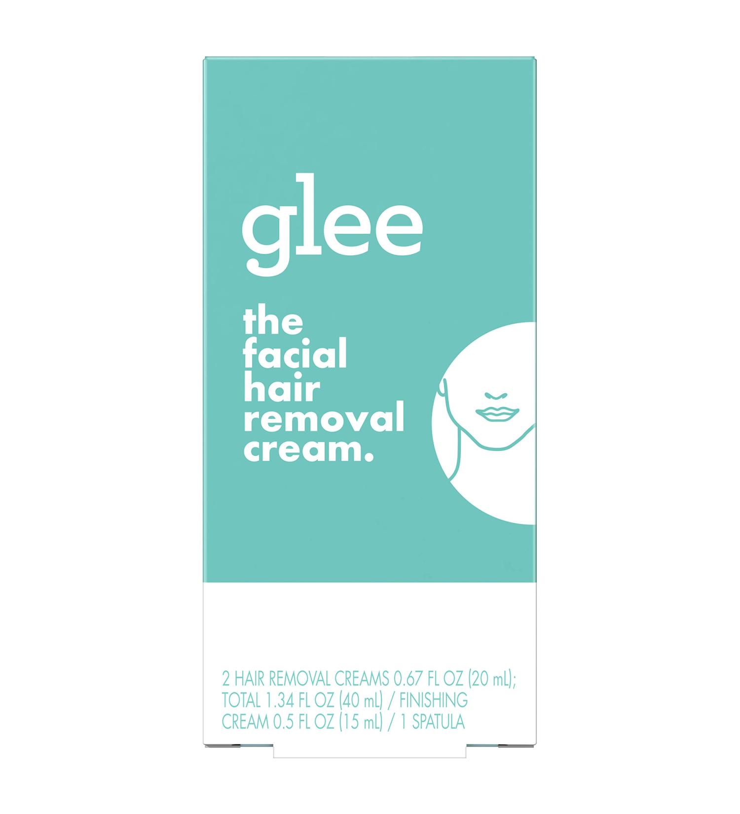 JOY Glee Women's Facial Hair Removal Kit - 2 Hair Removal Creams + Finishing Cream - Pink | 1 Count - Buy Online on GoSupps.com