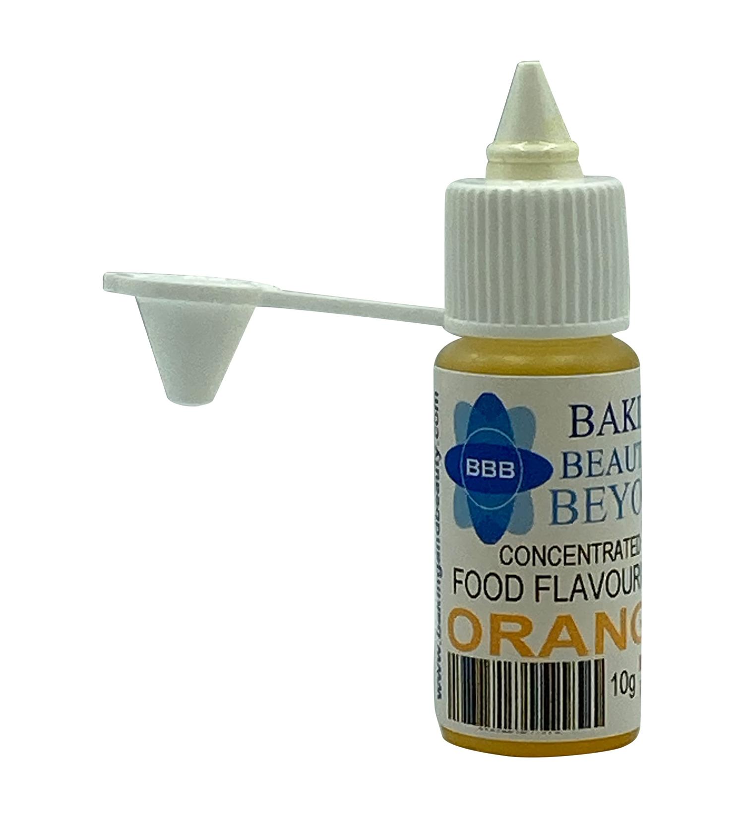 Baking Beauty and Beyond Concentrated Food Flavouring Oil - Dozen of Professional Quality Food Grade Flavouring Oil for Candy Making Baking Cooking Lip Balm and Lip Gloss - Orange (10ml) - Buy Online on GoSupps.com