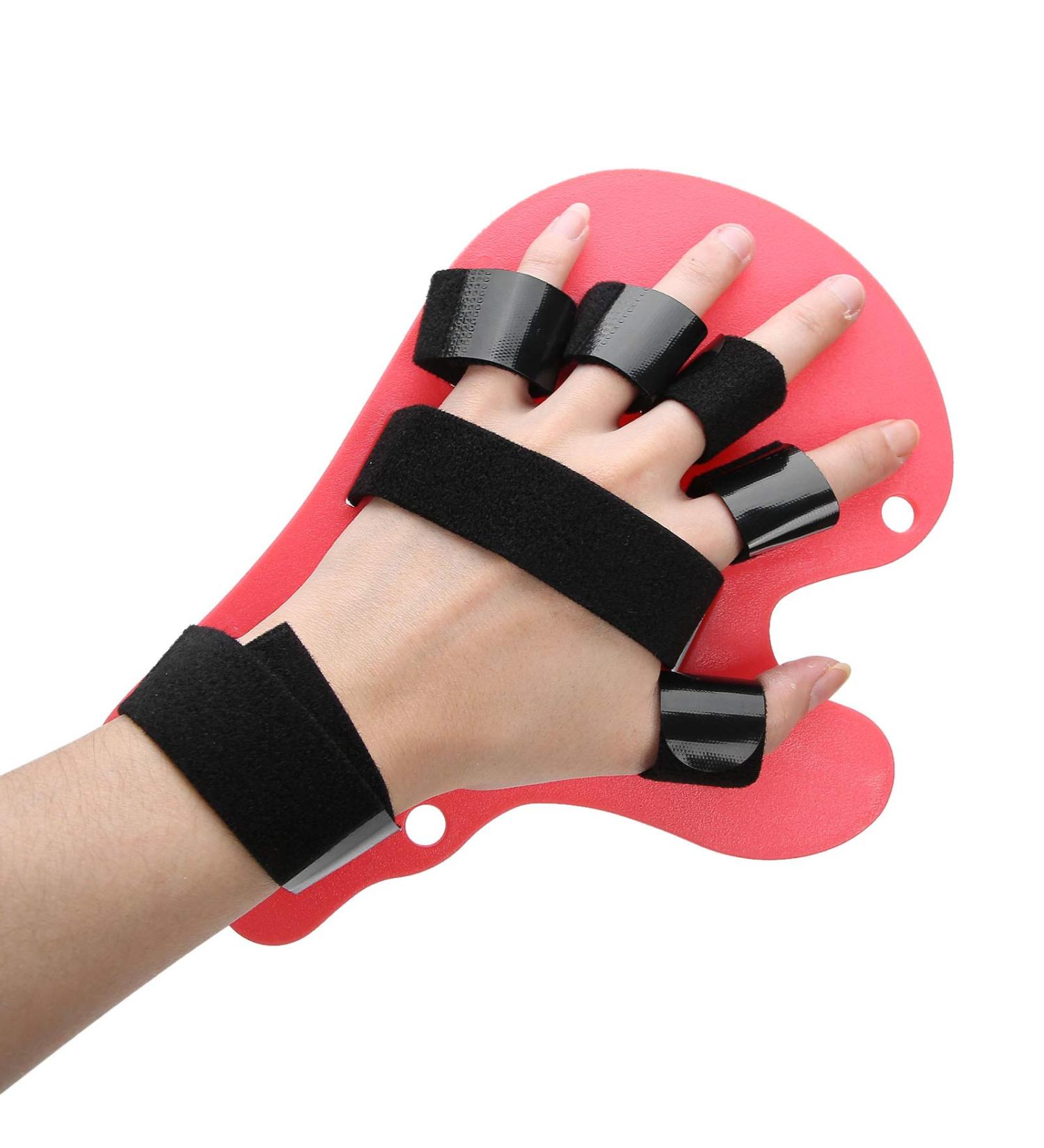 Buy Finger Orthotics & Hand Splint - Left Right Spasm Extension Board Finger Separator Gloves for Men & Women - Buy Online on GoSupps.com