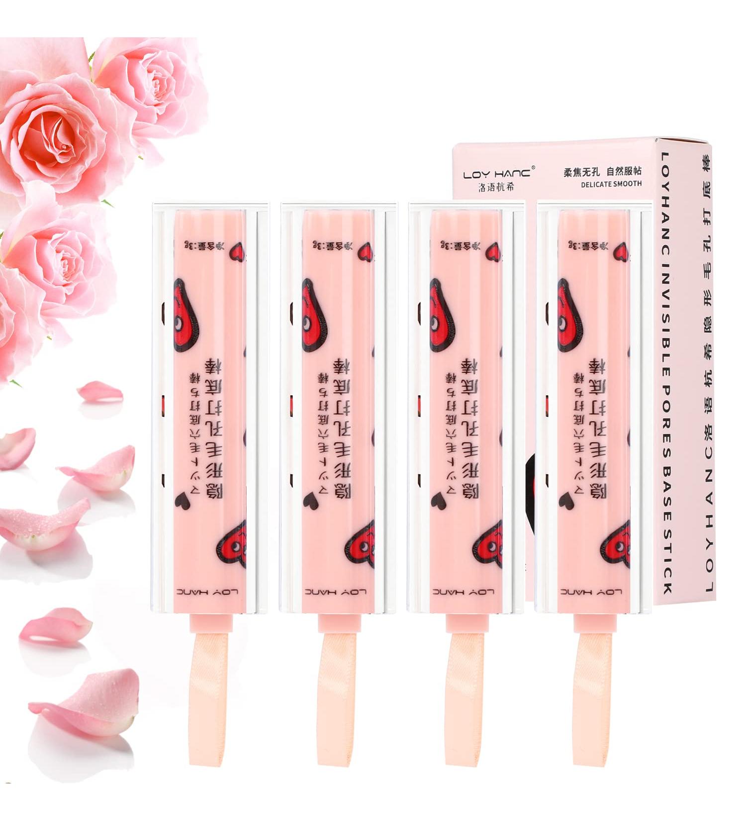 2023 Magical Pore Eraser Primer Stick Set - Waterproof & Hydrating Face Shimmer, Invisible Matte Makeup Blur Stick for Flawless Skin (4pcs) - Buy Online on GoSupps.com