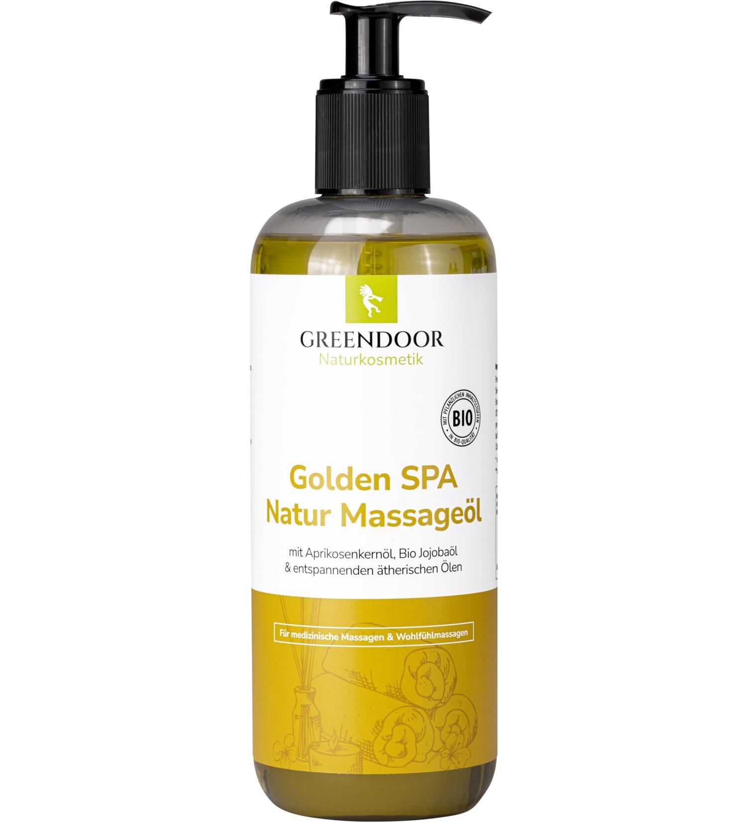 Greenendoor Savings Pack Massage Oil 500ml - Organic Jojoba & Apricot Kernel Oil for Relaxing Spa Experience | Best Natural Body Oil & Gifts - Buy Online on GoSupps.com