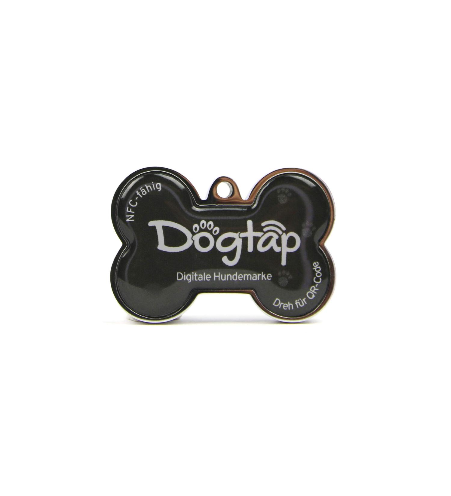 Buy DogTap Solid Digital Dog Brand Bone - NFC Chip & QR Code Waterproof PVC & Metal Robust | International Shipping Available - Buy Online on GoSupps.com