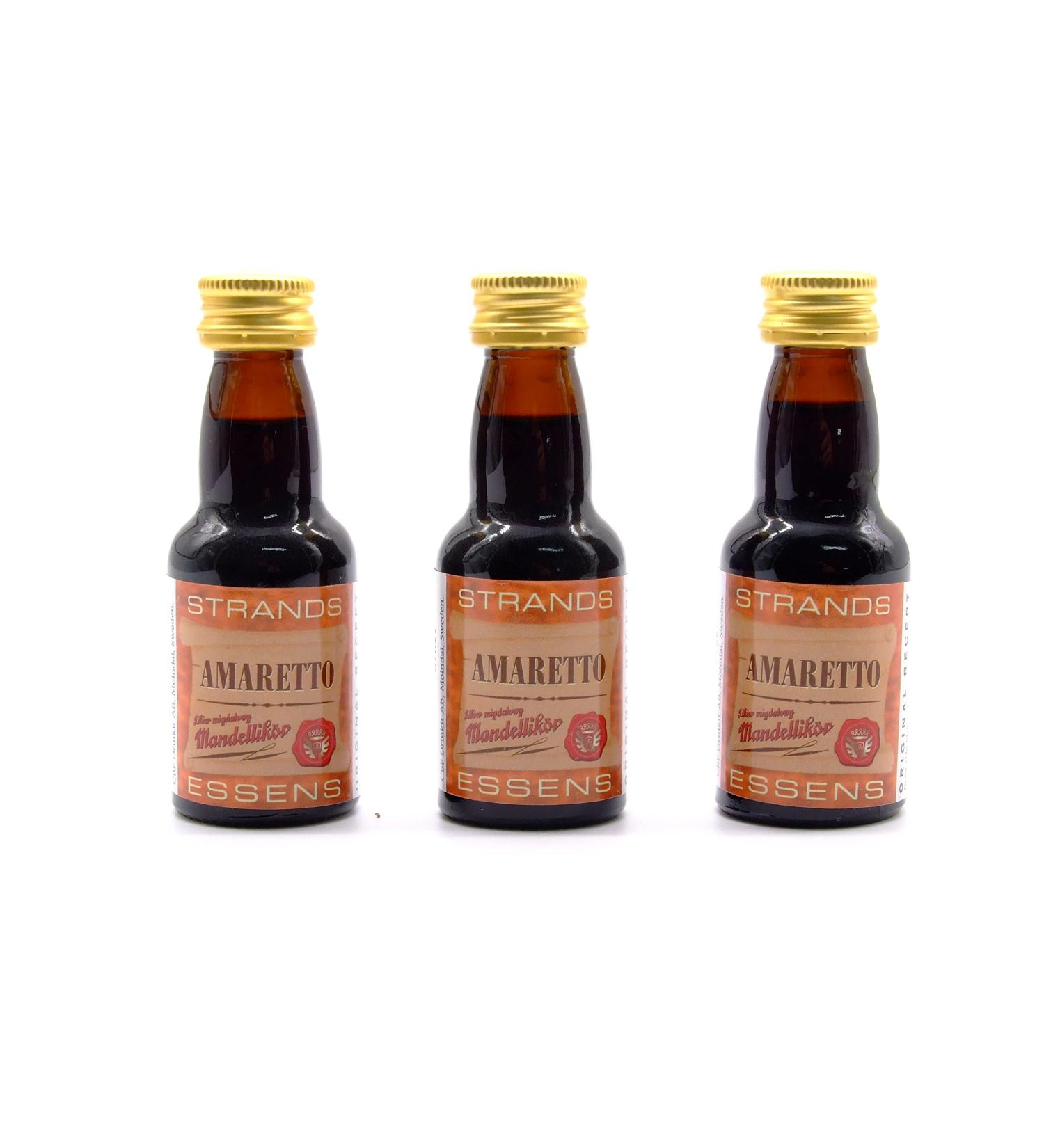 Amaretto (Almond) 3x25 ml - alcohol free | Vodka Essence | Cake flavoring