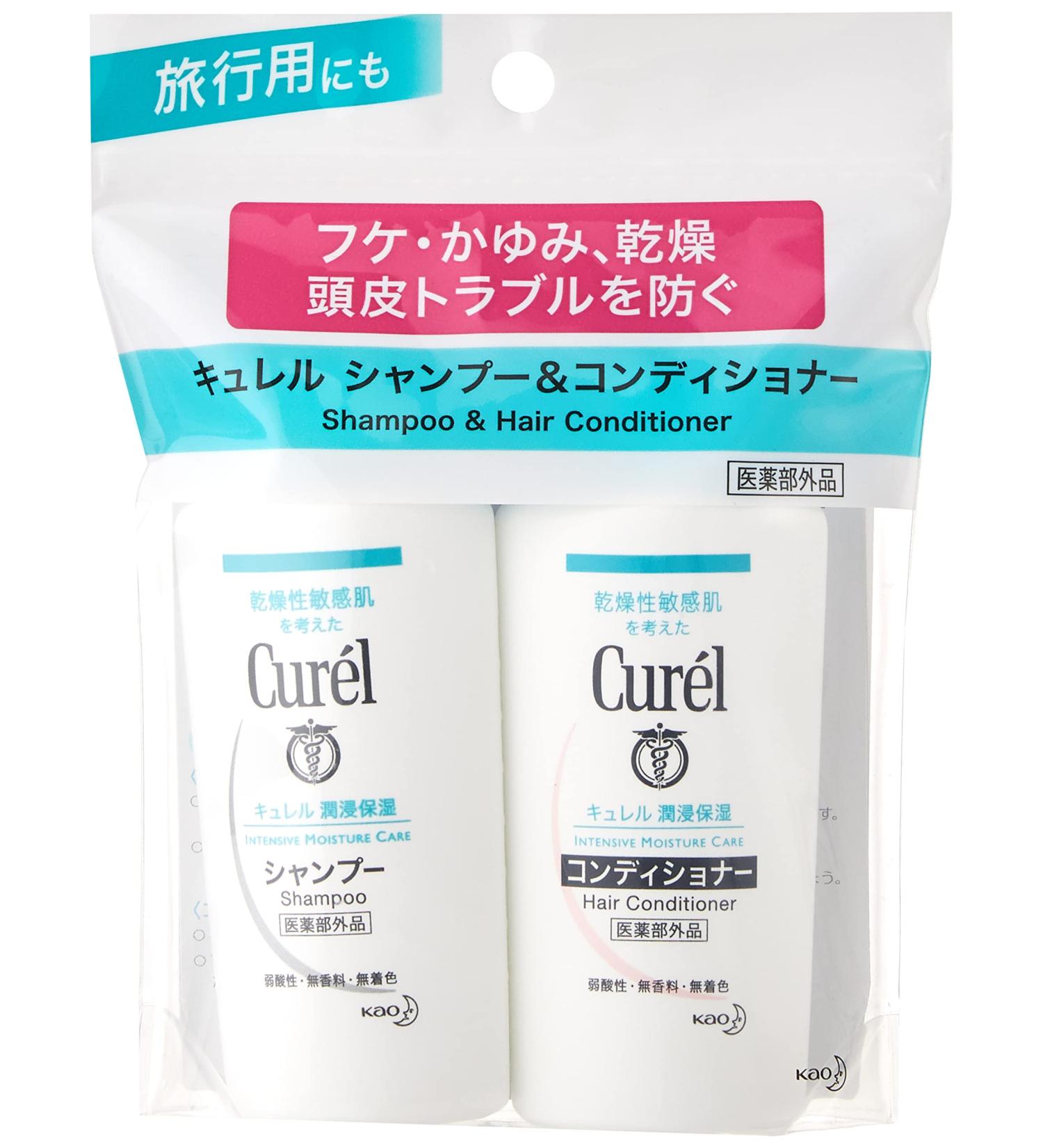 Curel JAPAN Kao Curel | Hair Care | Shampoo 45ml Conditioner 45ml - Buy Online on GoSupps.com