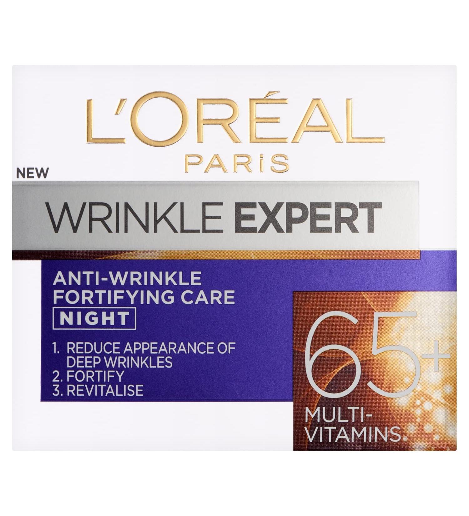 L'Oreal Wrinkle Expert Intensive Care Night 65+ 50 ml Night Cream